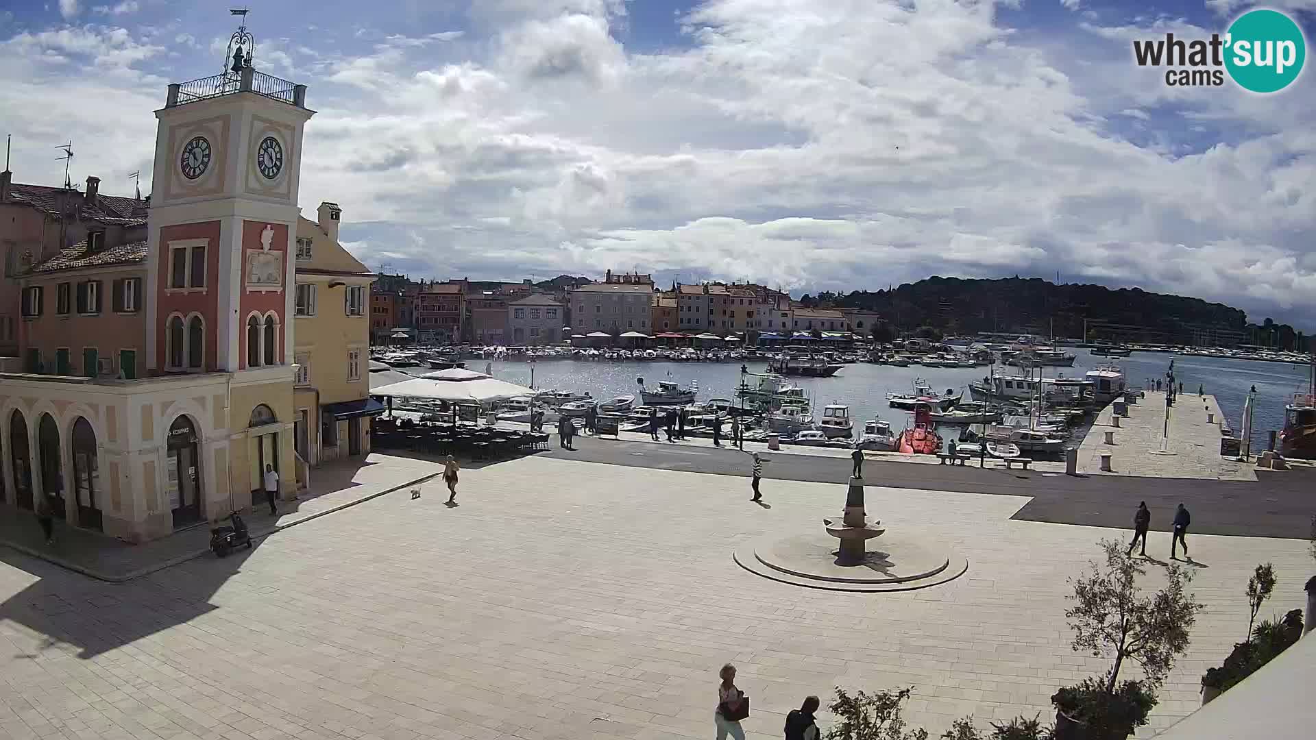 Rovinj – Rovigno LIVE cam Piazza centrale – Istria – Croazia