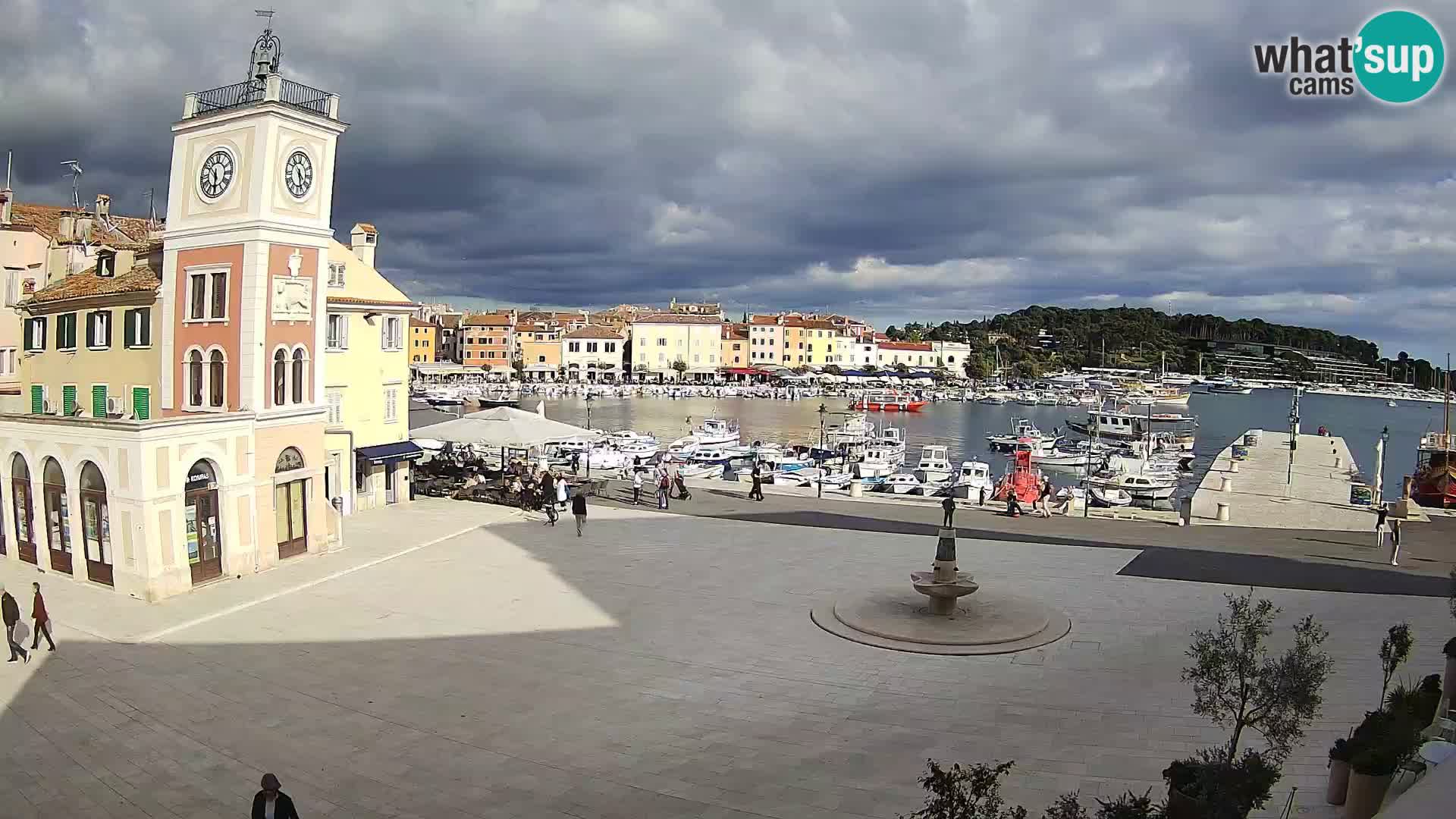 Rovinj spletna kamera trg