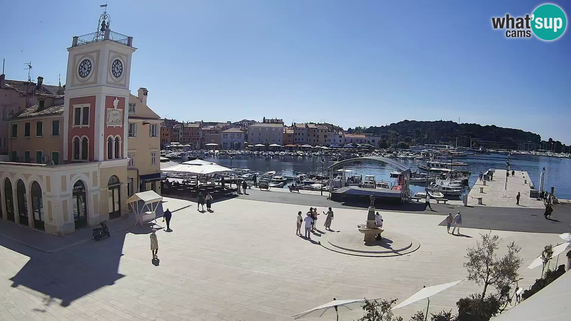 Rovinj spletna kamera trg