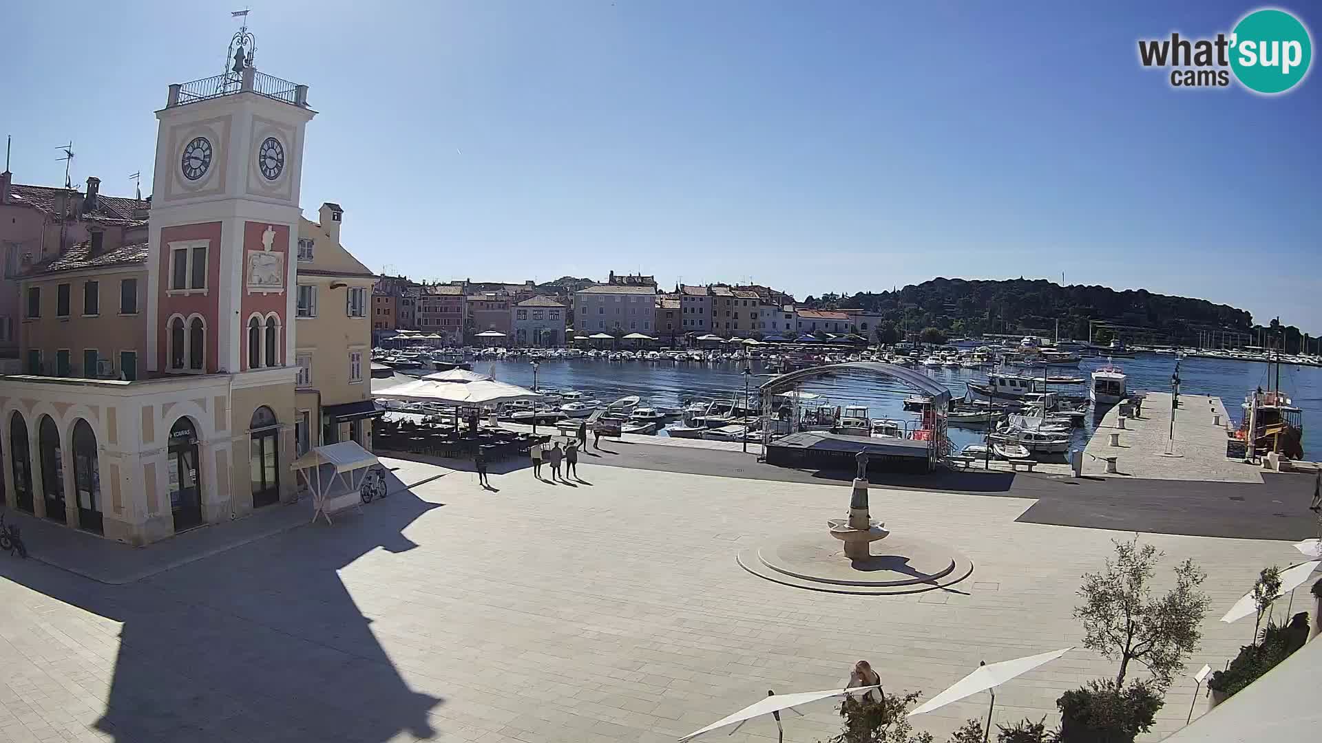 Rovinj live cam – the main square