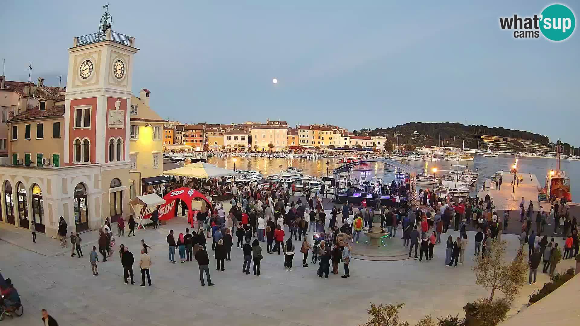 Rovinj live cam – the main square