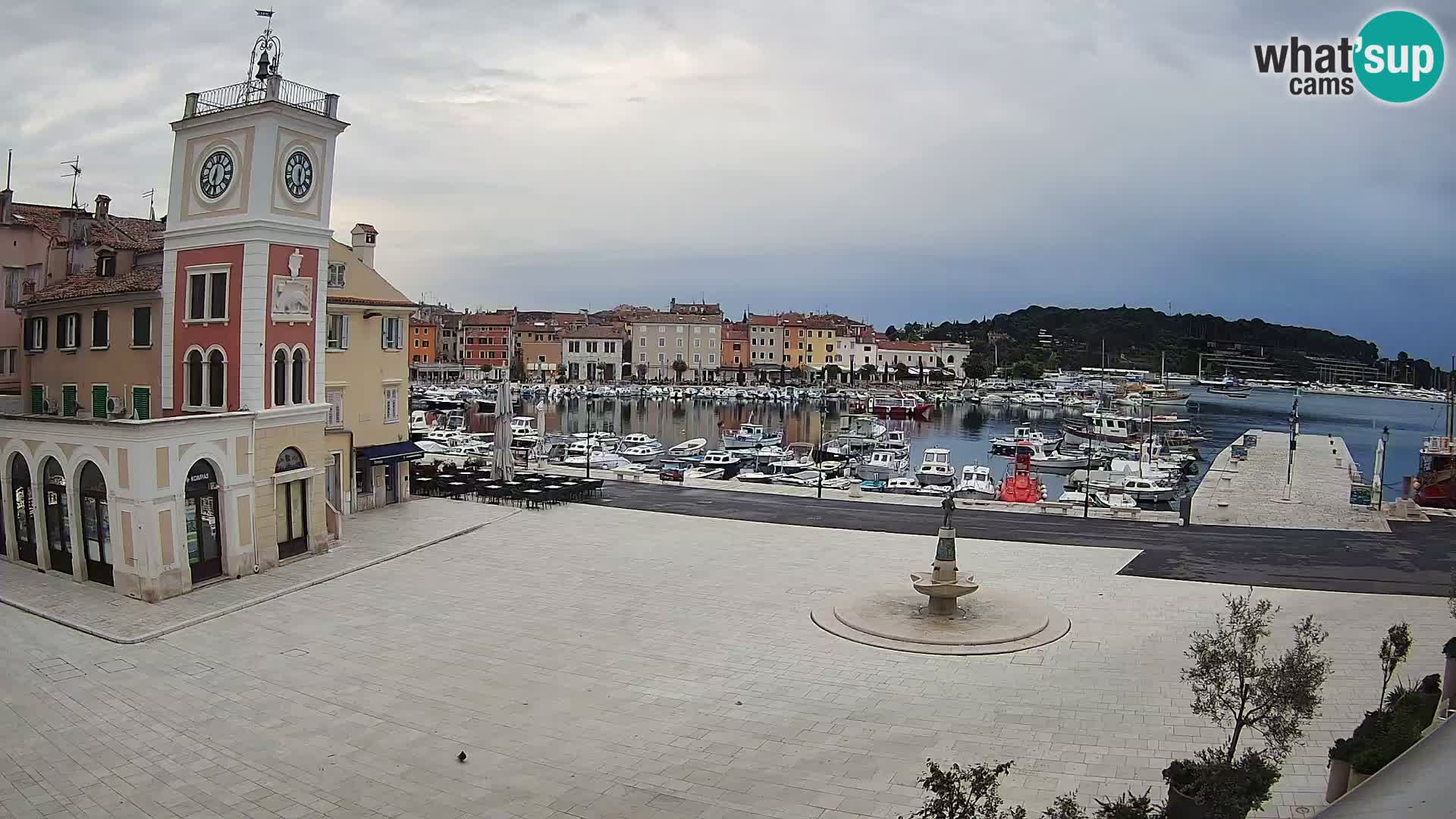 Rovinj – Rovigno LIVE cam Piazza centrale – Istria – Croazia