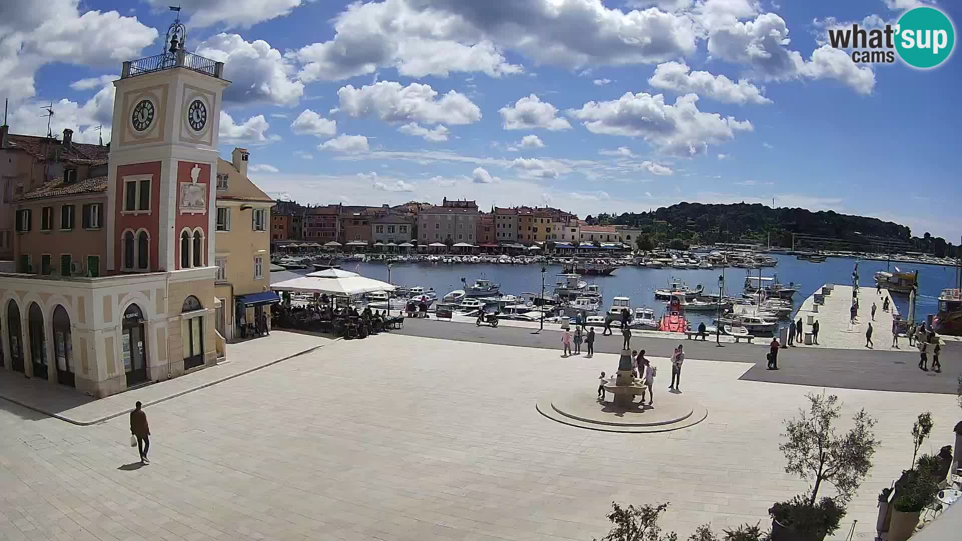 Rovinj spletna kamera trg