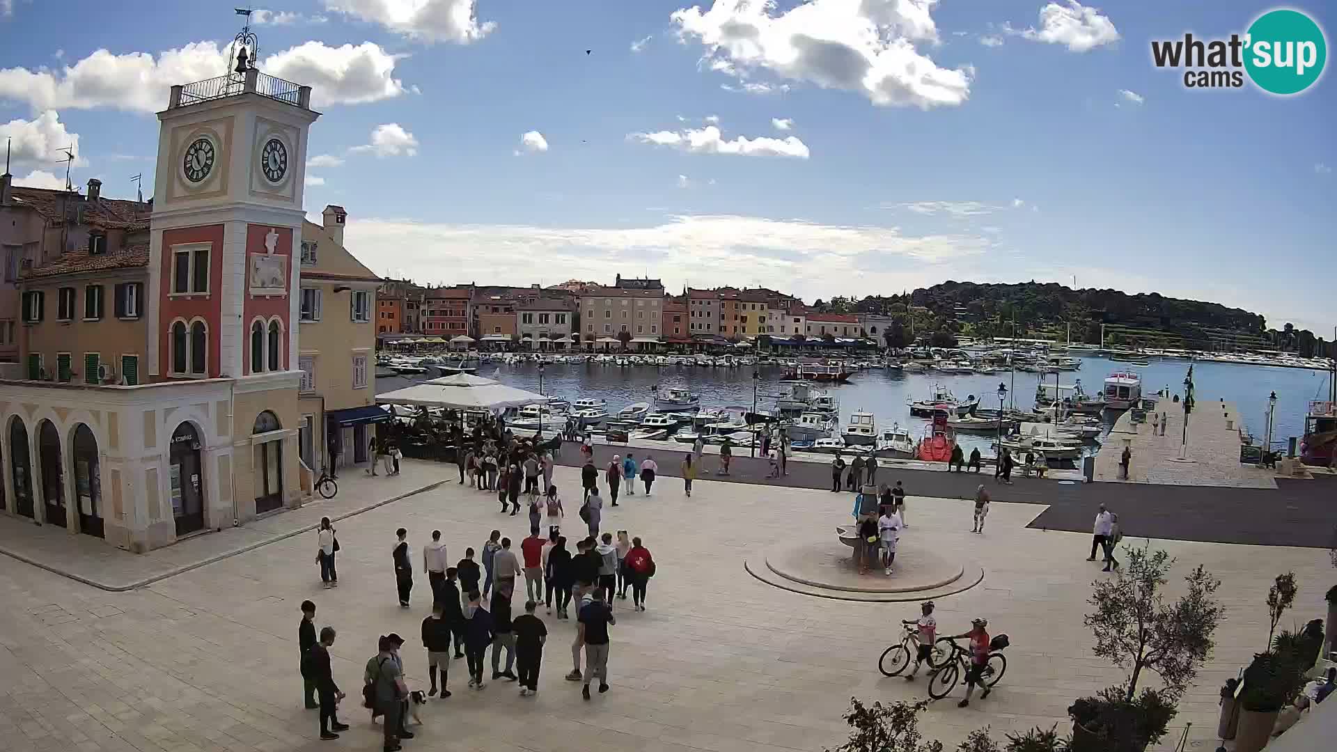 Webcam Rovigno piazza | LIVE cam Piazza centrale Rovigno