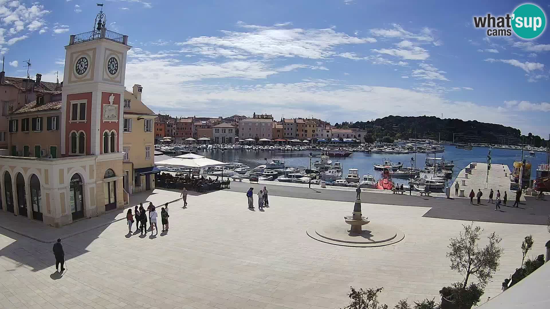 Rovinj spletna kamera trg