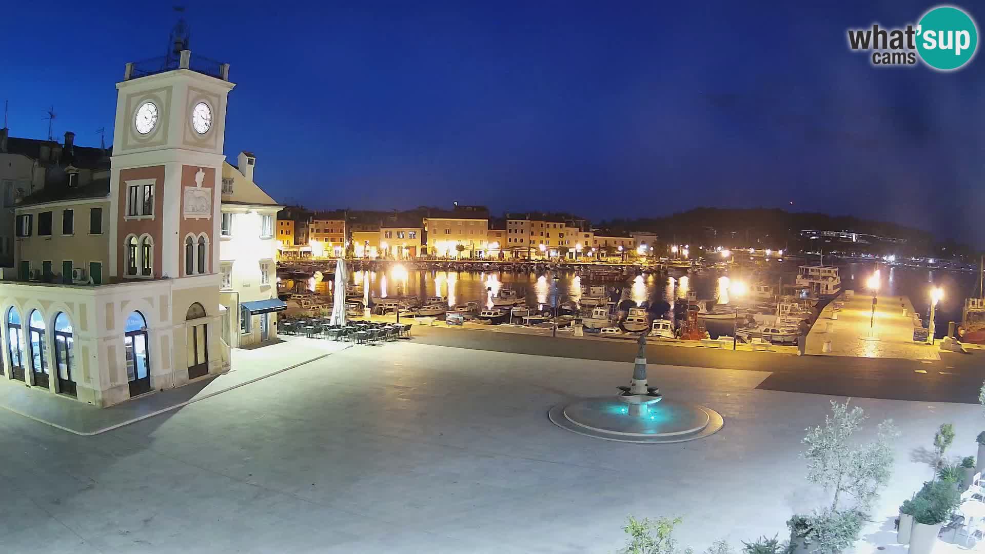 Rovinj spletna kamera trg
