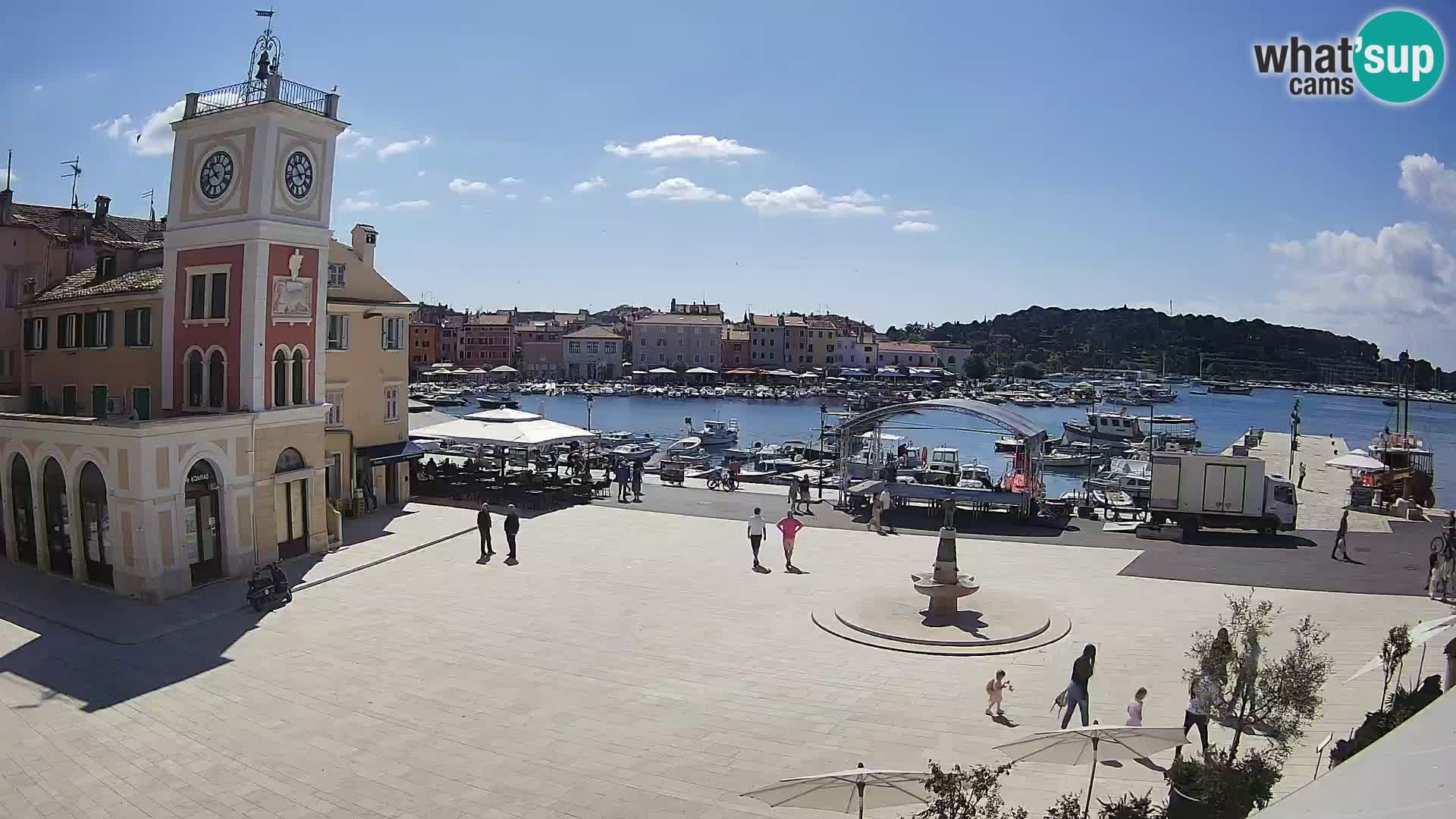 Webcam Rovinj Hauptplatz – Istrien – Kroatien