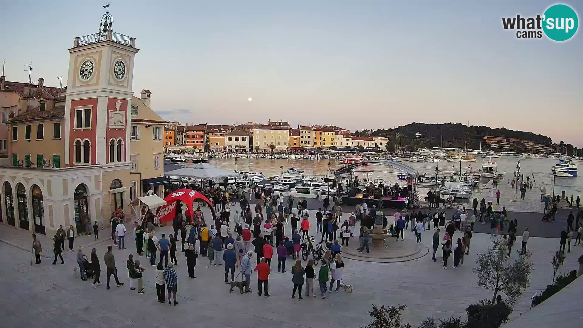 Rovinj live cam – the main square