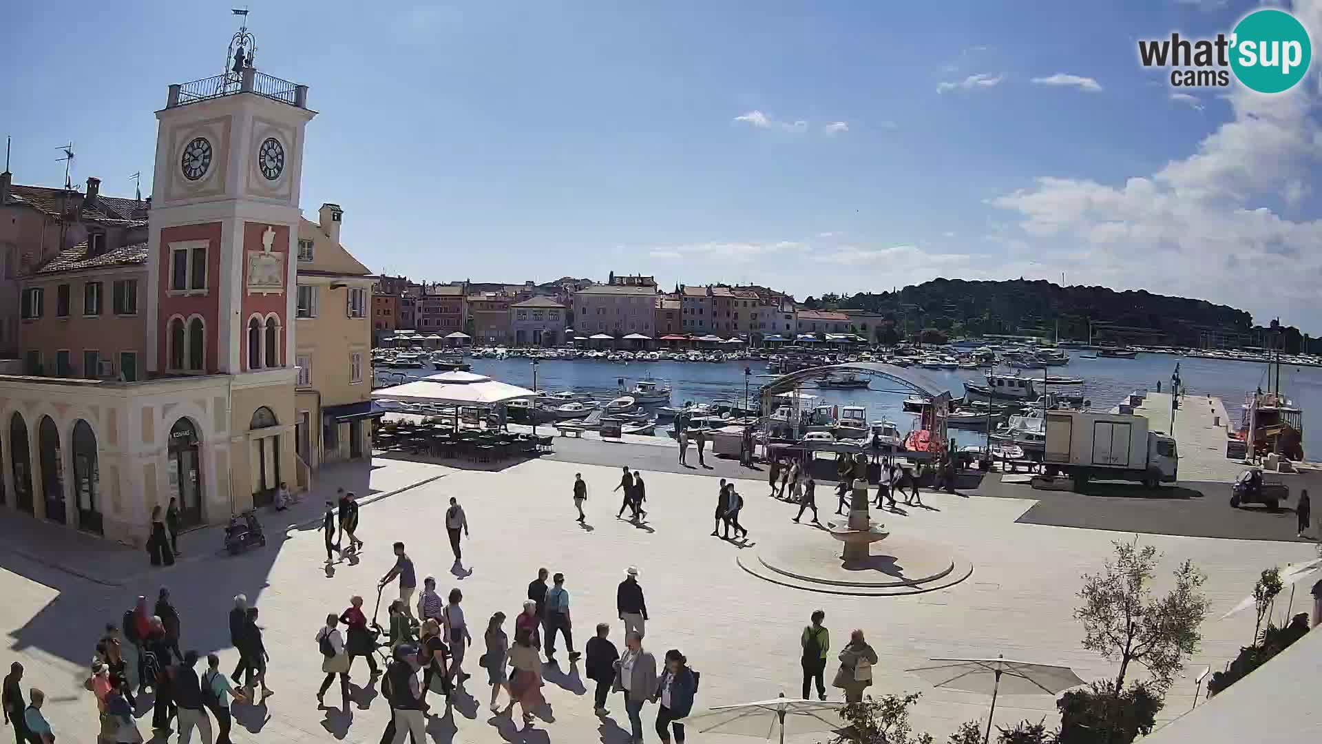 Rovinj live cam – the main square