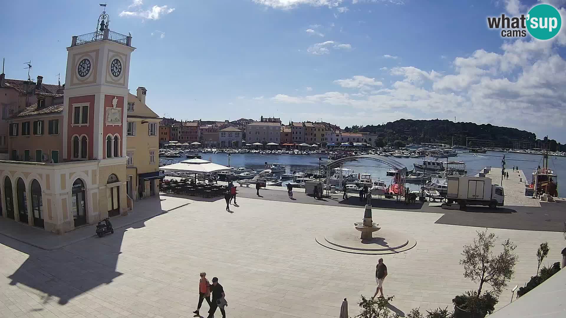 Rovinj live cam – the main square