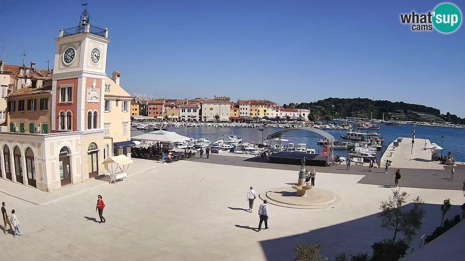 Rovinj spletna kamera trg