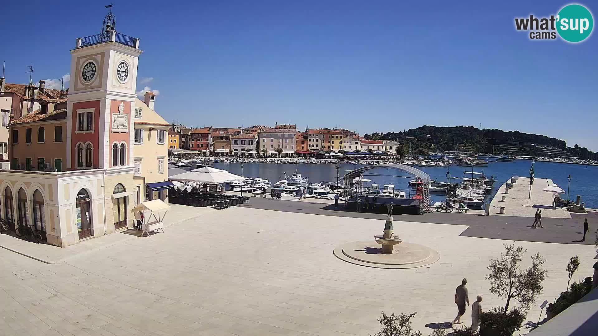 Rovinj live cam – the main square