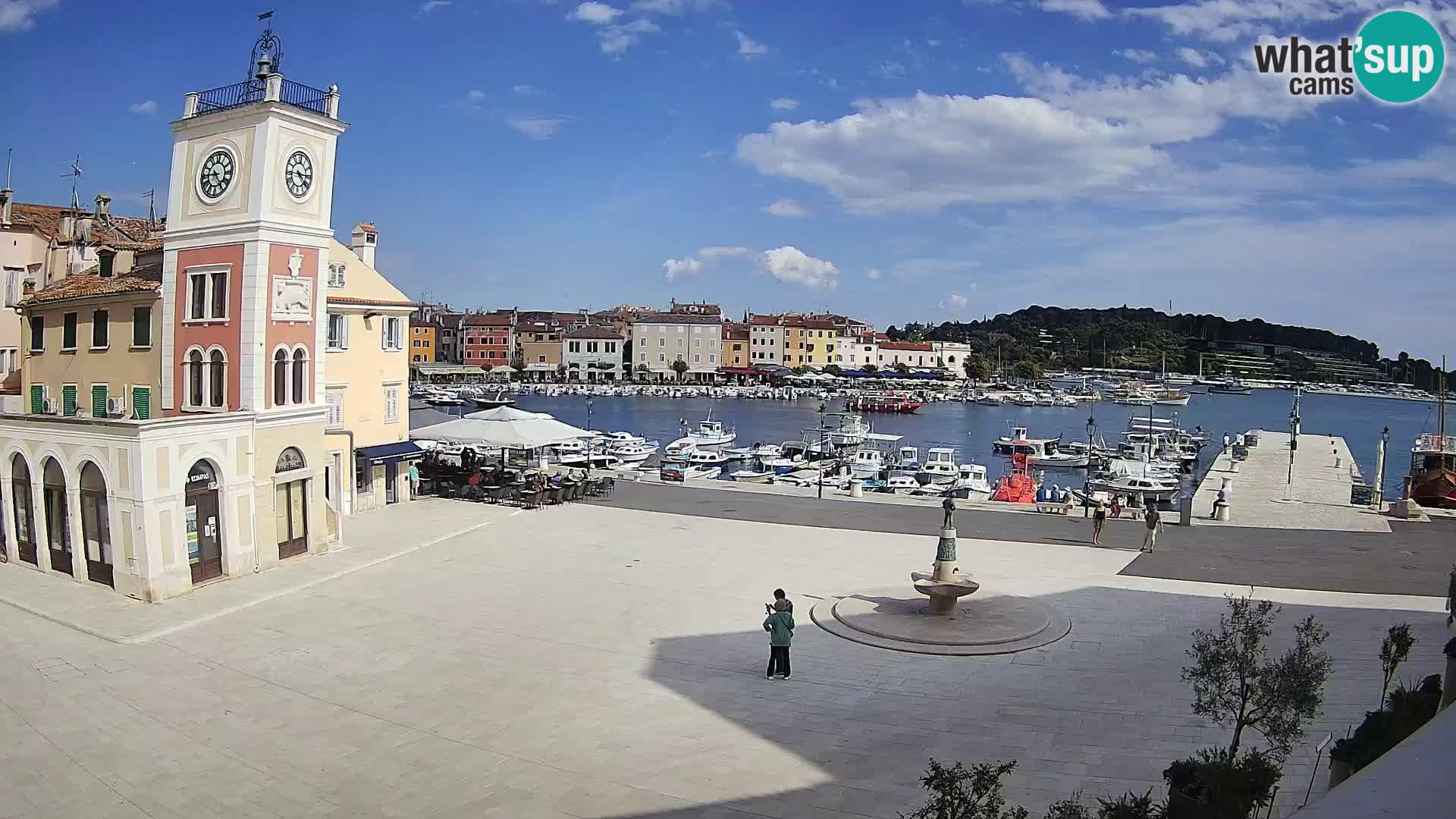 Rovinj live cam – the main square