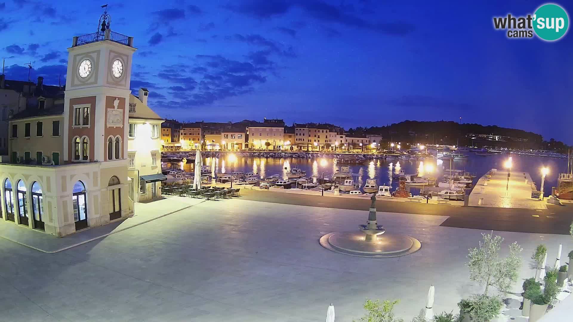 Rovinj spletna kamera trg