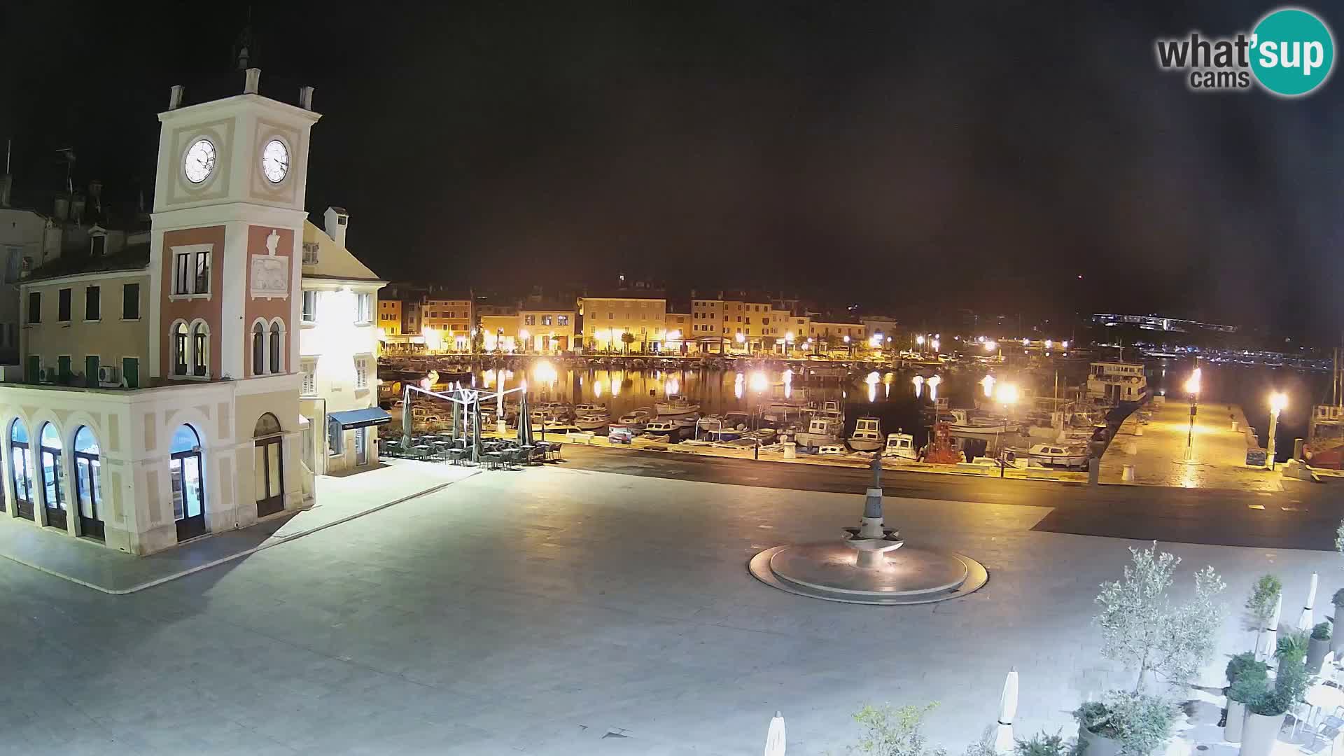 Webcam Rovigno piazza | LIVE cam Piazza centrale Rovigno