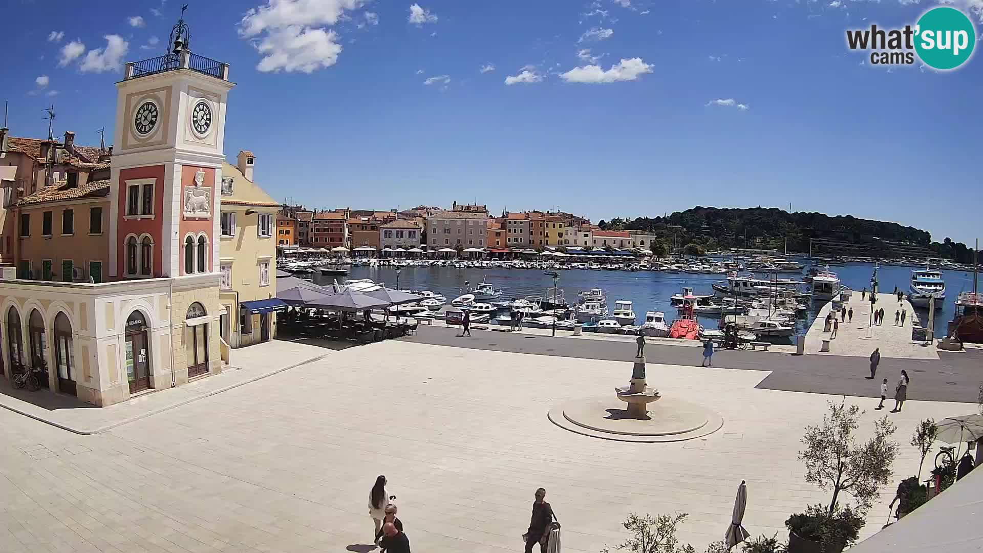 Rovinj live cam – the main square