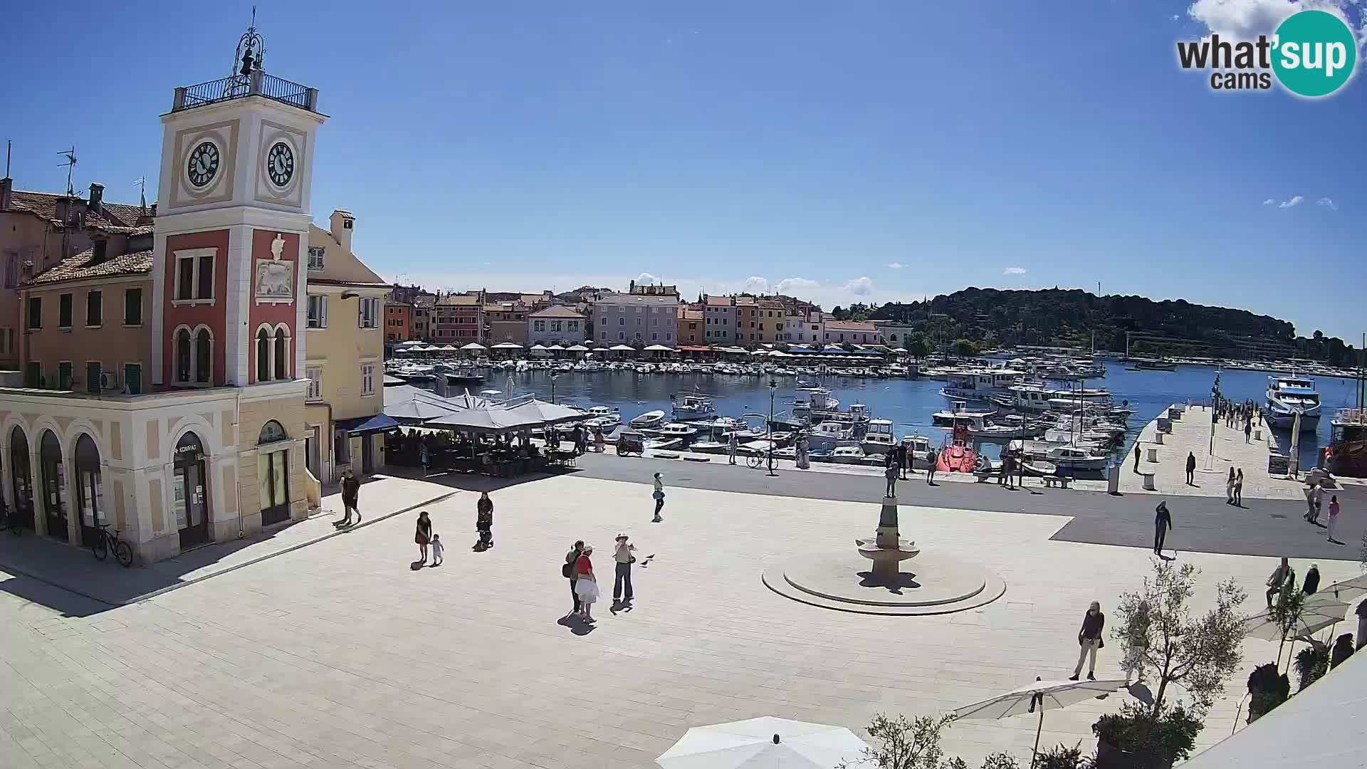 Rovinj live cam – the main square