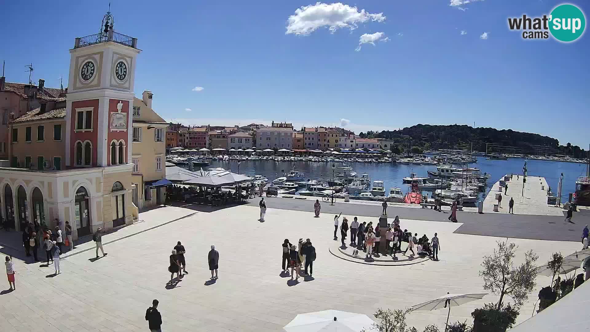 Rovinj live cam – the main square