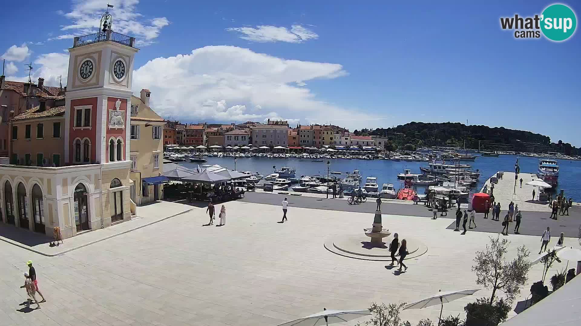 Rovinj live cam – the main square