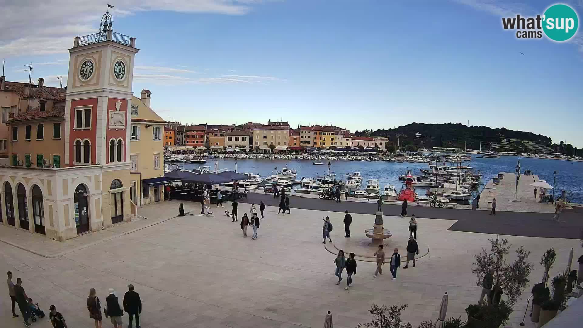 Rovinj live cam – the main square