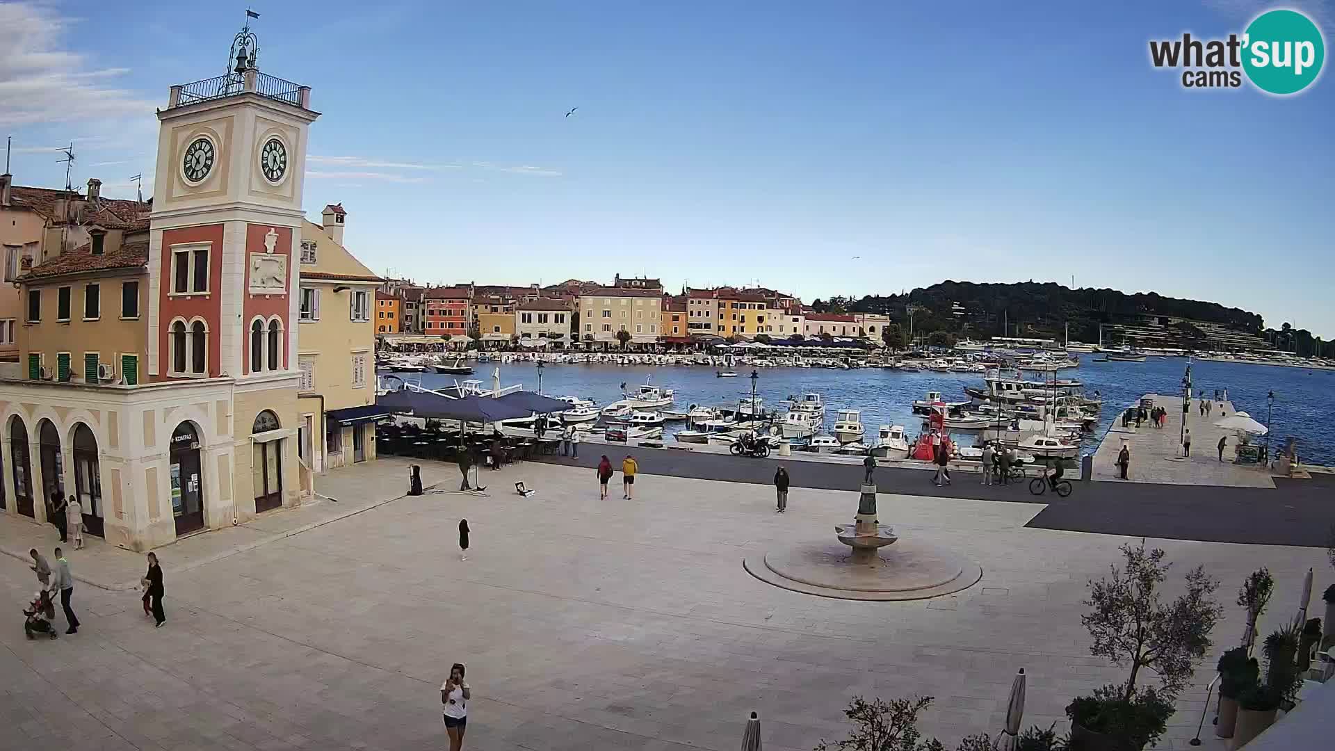 Rovinj live cam – the main square