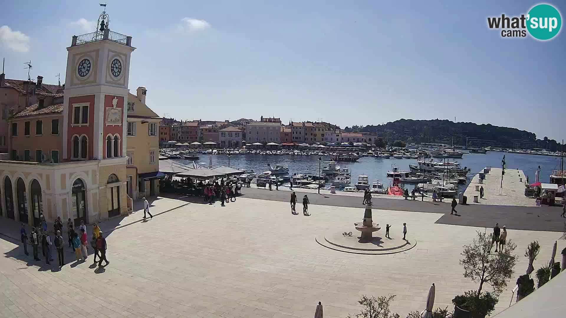 Rovinj live cam – the main square