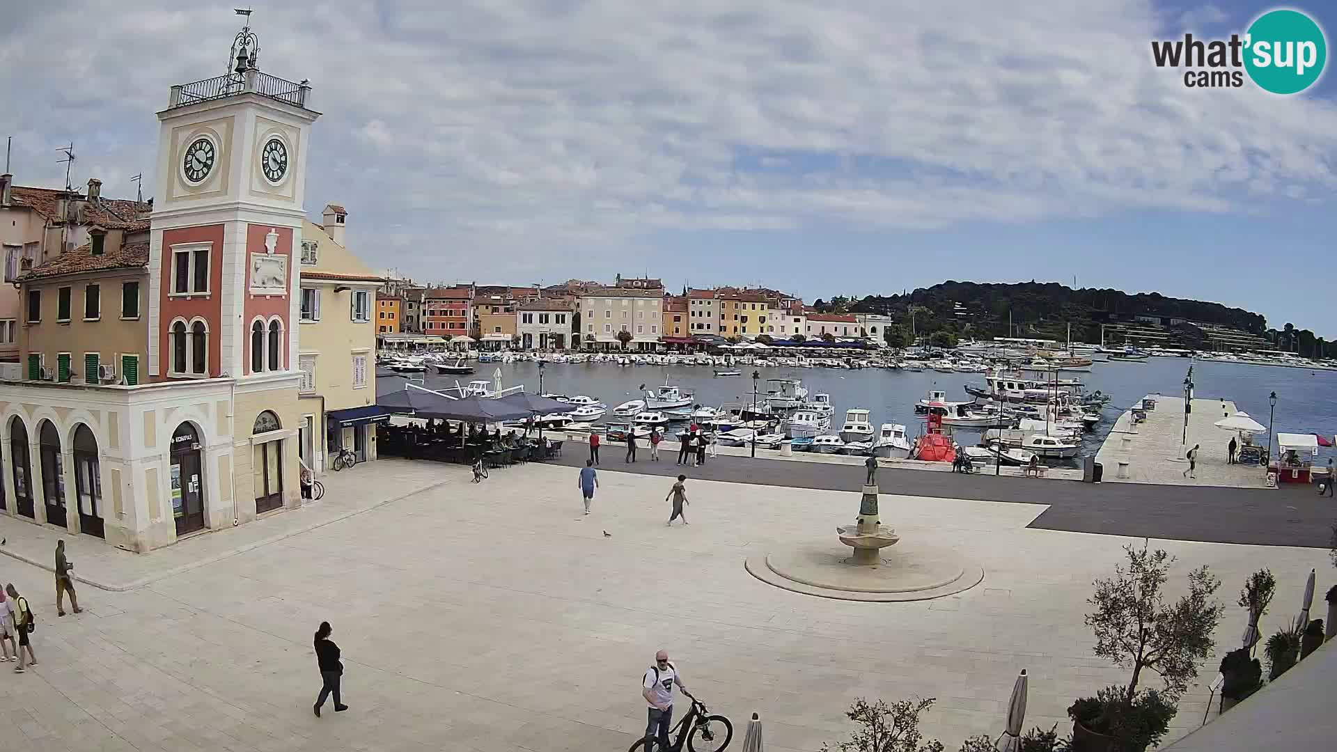 Webcam Rovigno piazza | LIVE cam Piazza centrale Rovigno