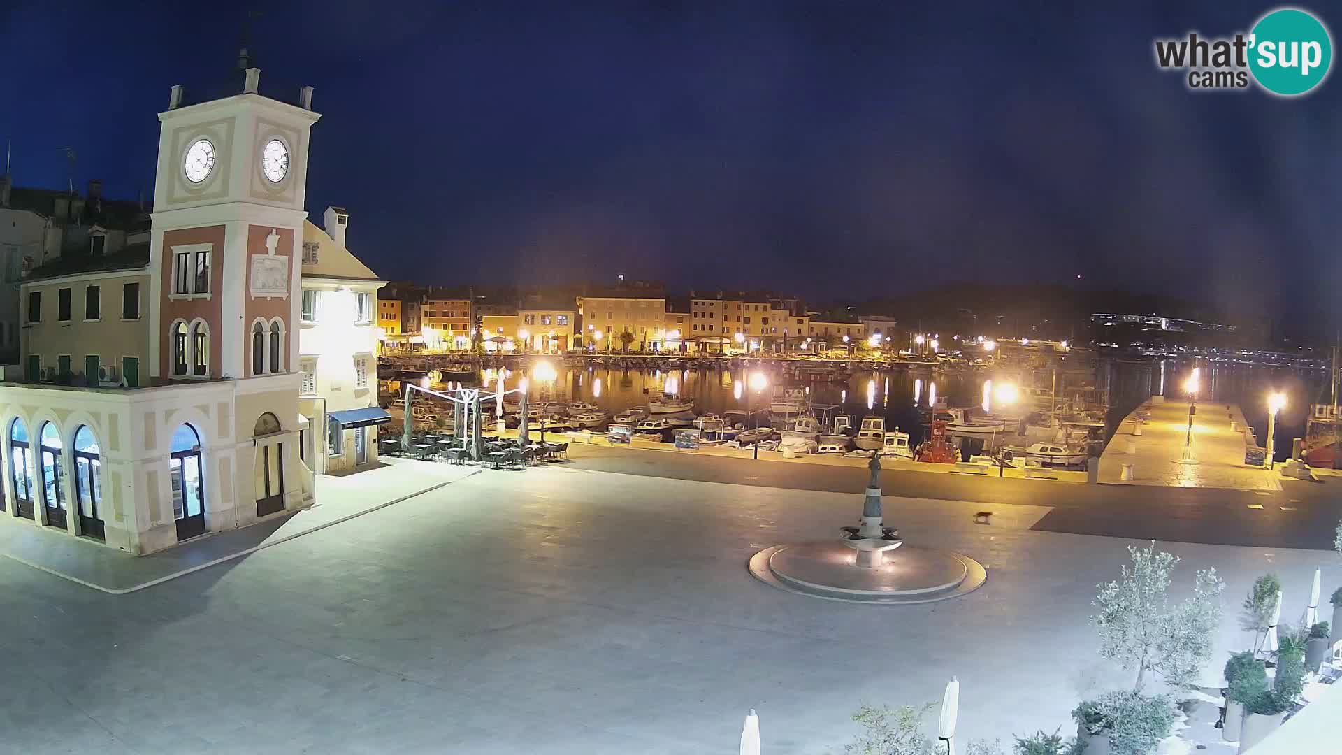 Rovinj spletna kamera trg