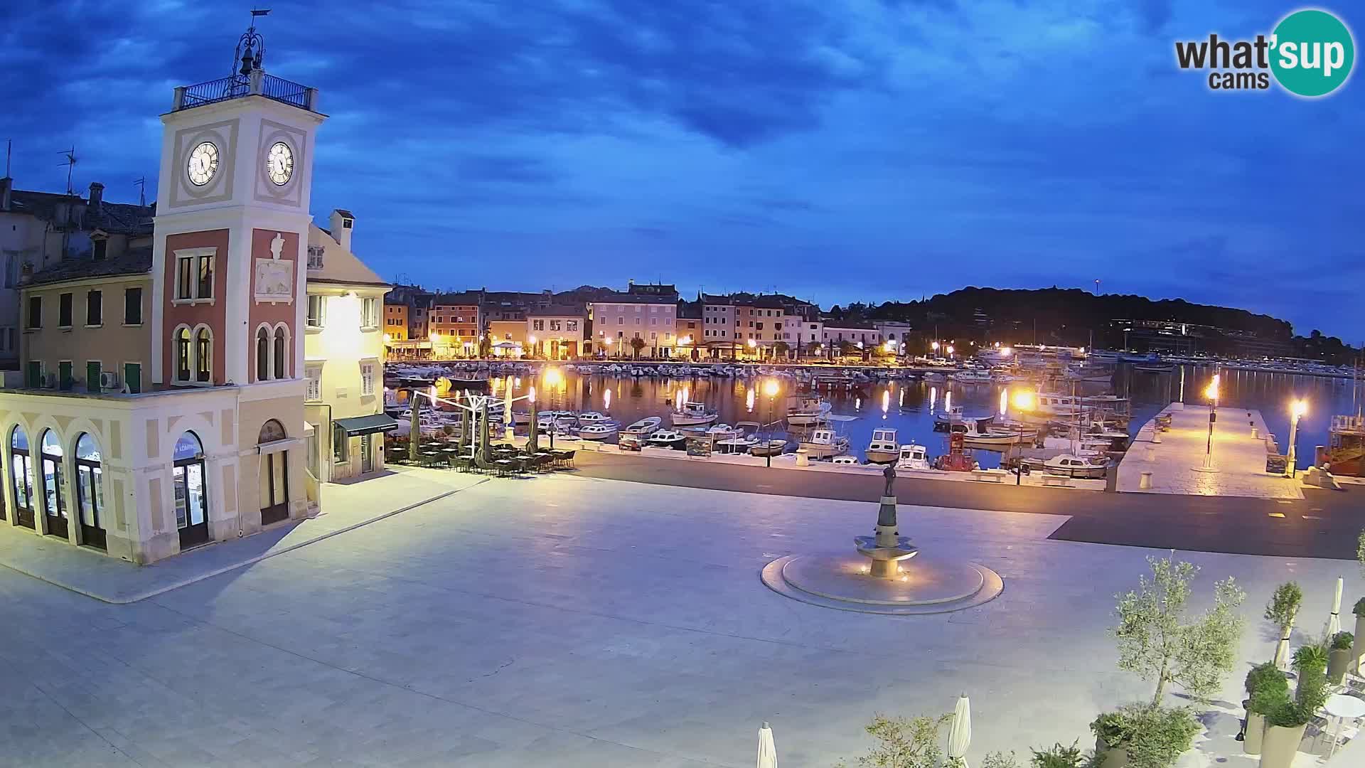 Rovinj spletna kamera trg