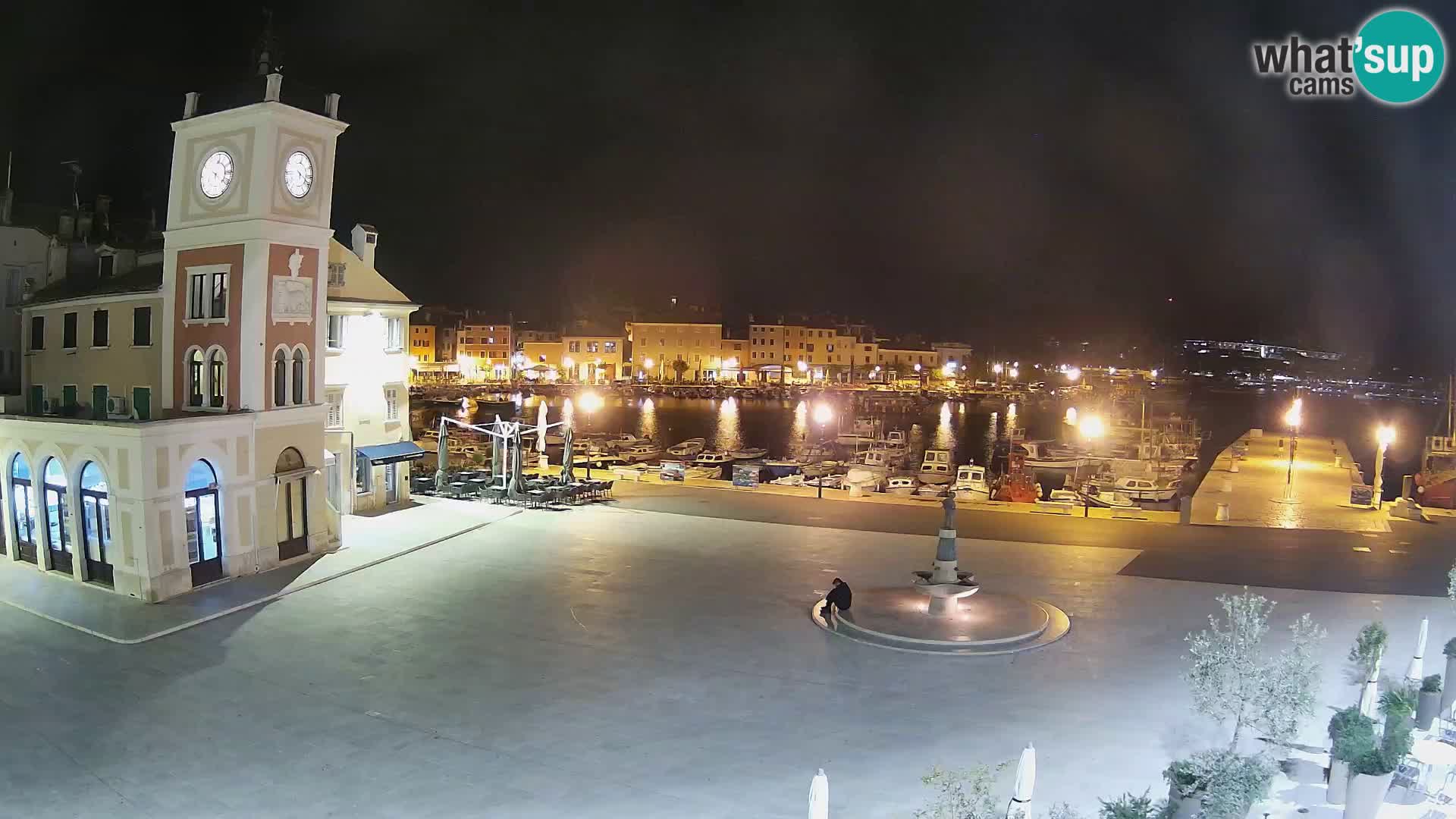 Webcam Rovigno piazza | LIVE cam Piazza centrale Rovigno