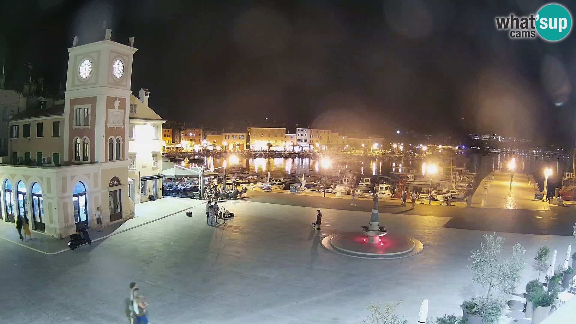 Webcam Rovigno piazza | LIVE cam Piazza centrale Rovigno