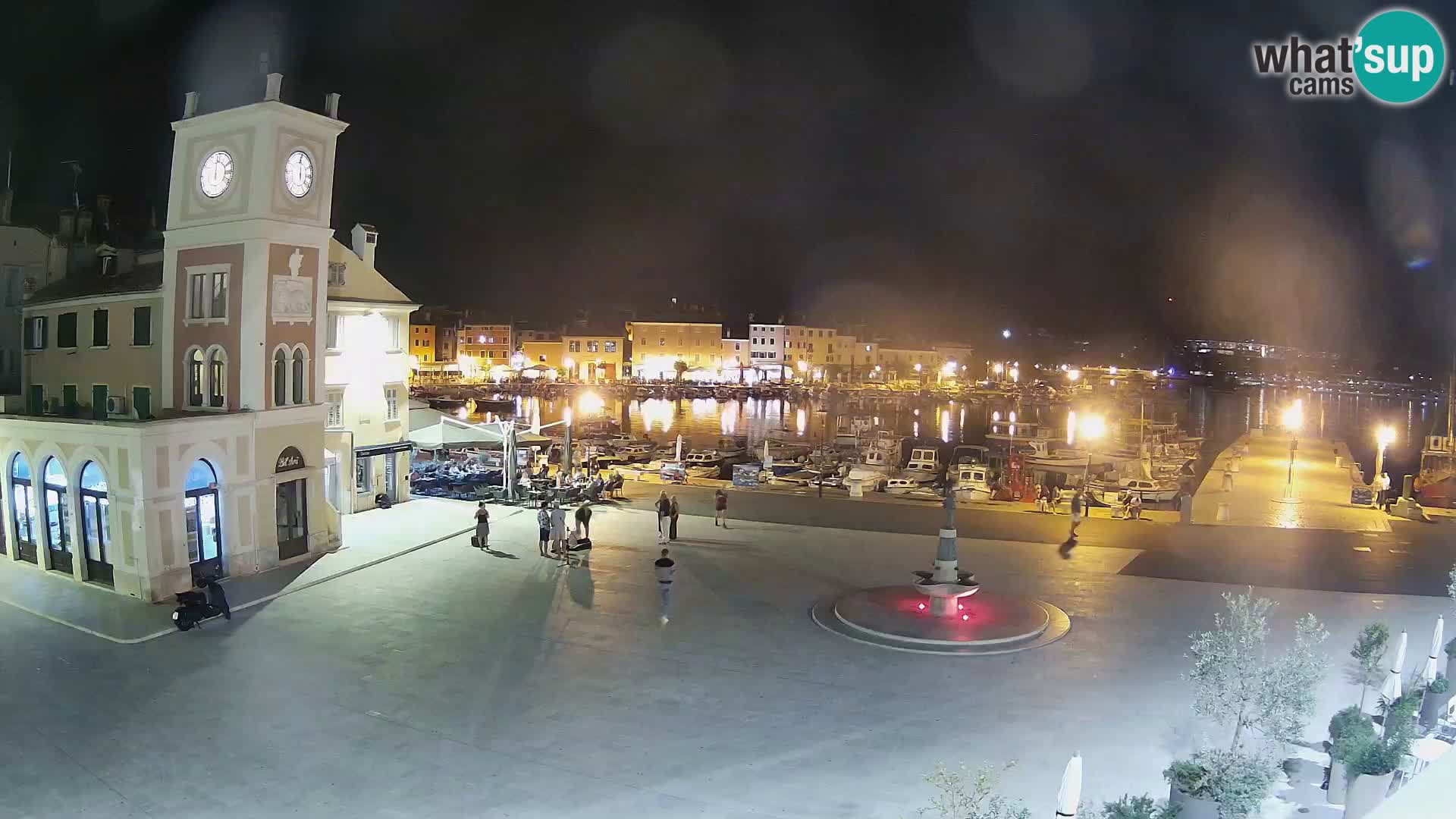 Webcam Rovigno piazza | LIVE cam Piazza centrale Rovigno