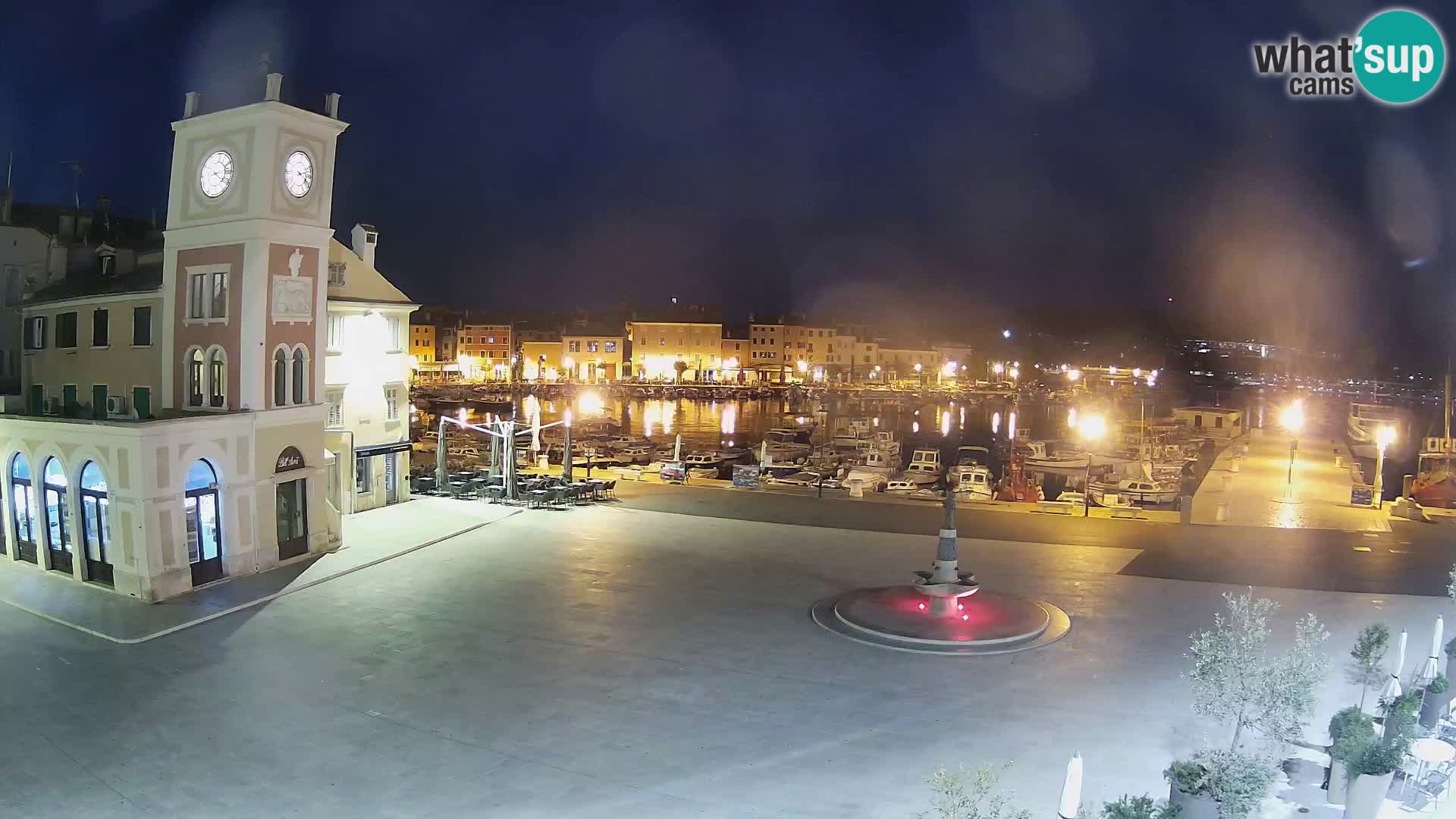 Rovinj spletna kamera trg