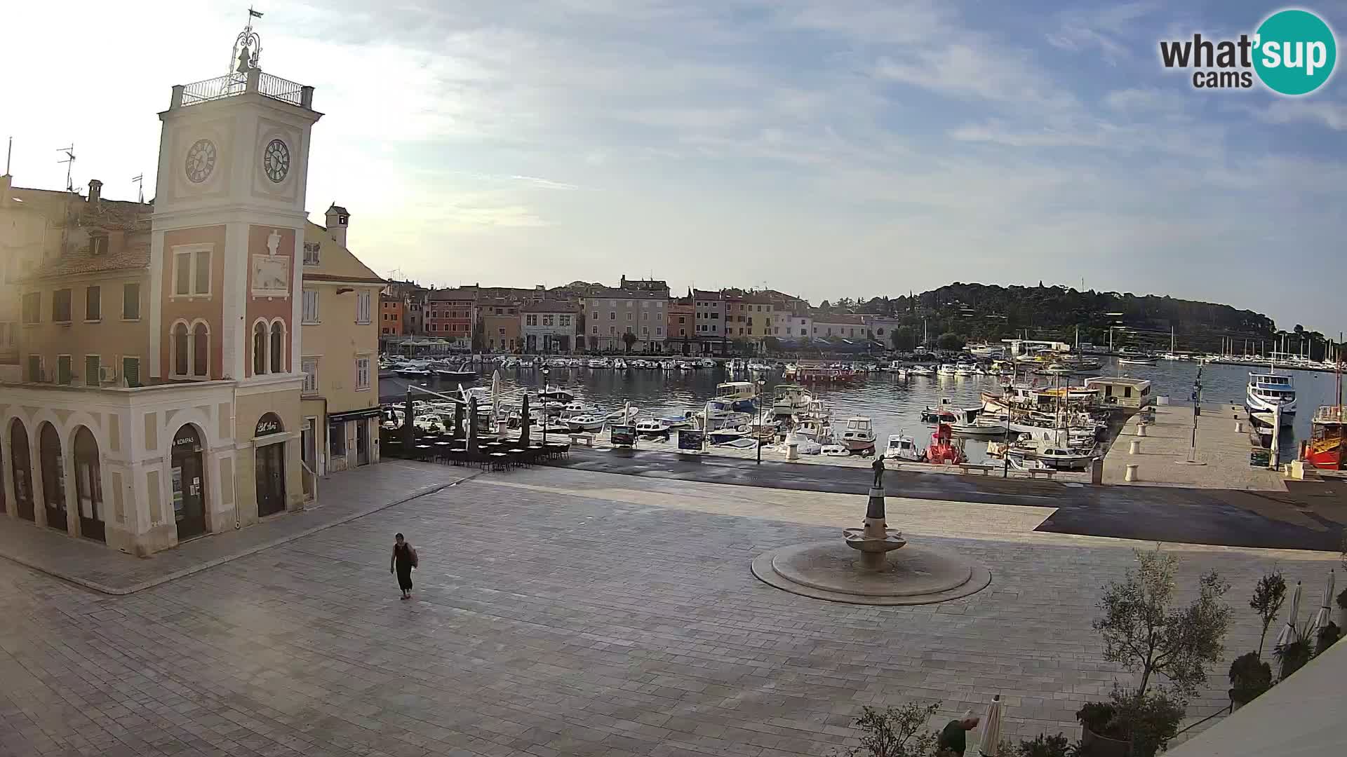 Webcam Rovigno piazza | LIVE cam Piazza centrale Rovigno
