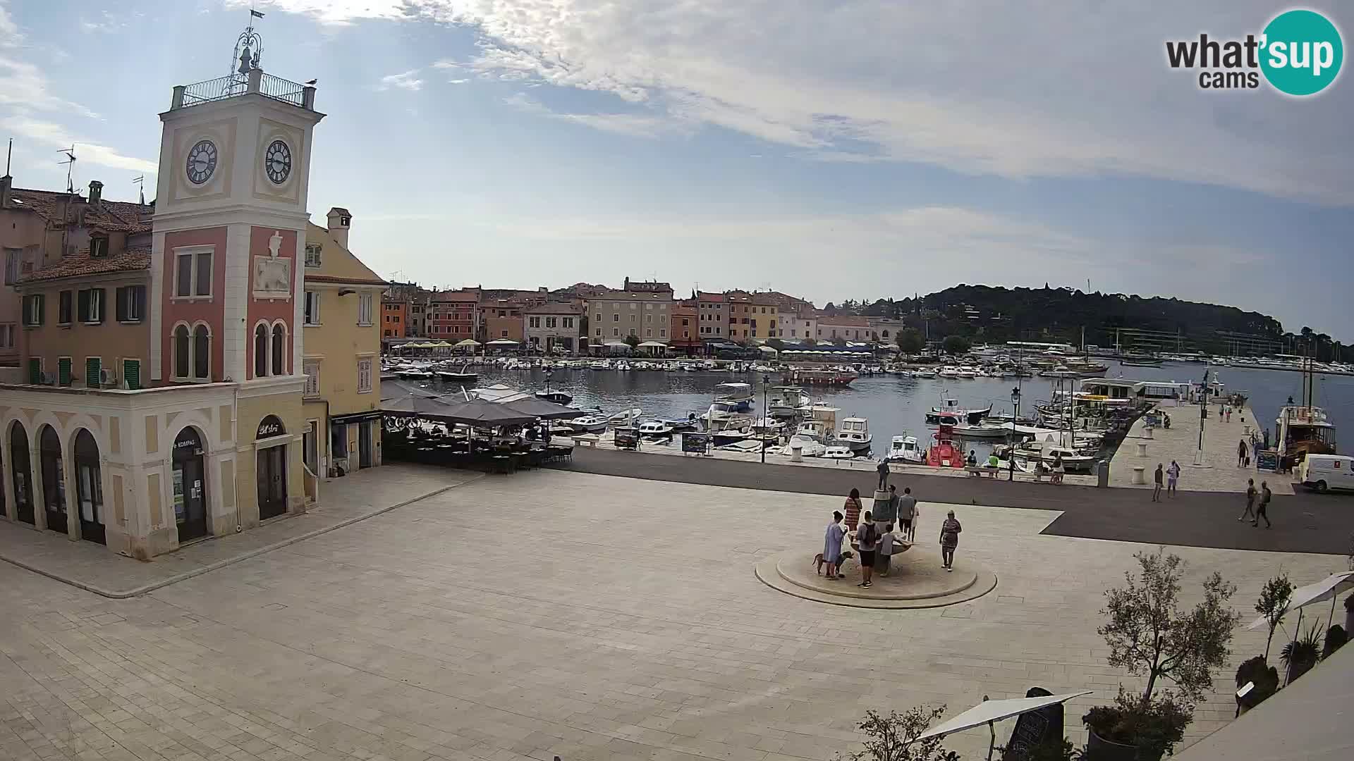 Rovinj spletna kamera trg