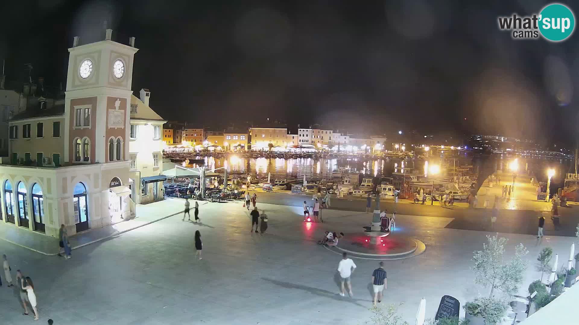 Webcam Rovigno piazza | LIVE cam Piazza centrale Rovigno