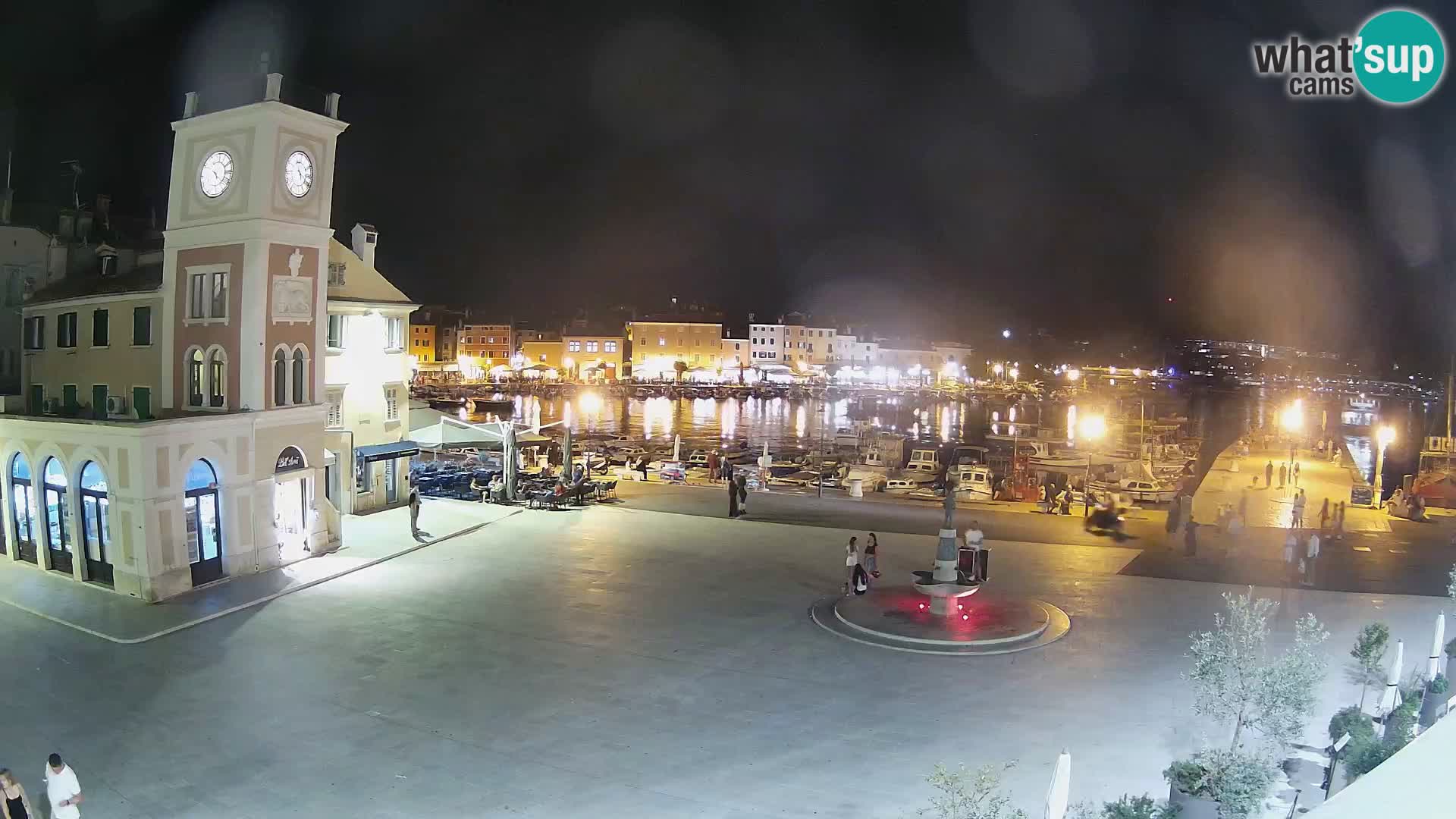 Webcam Rovigno piazza | LIVE cam Piazza centrale Rovigno