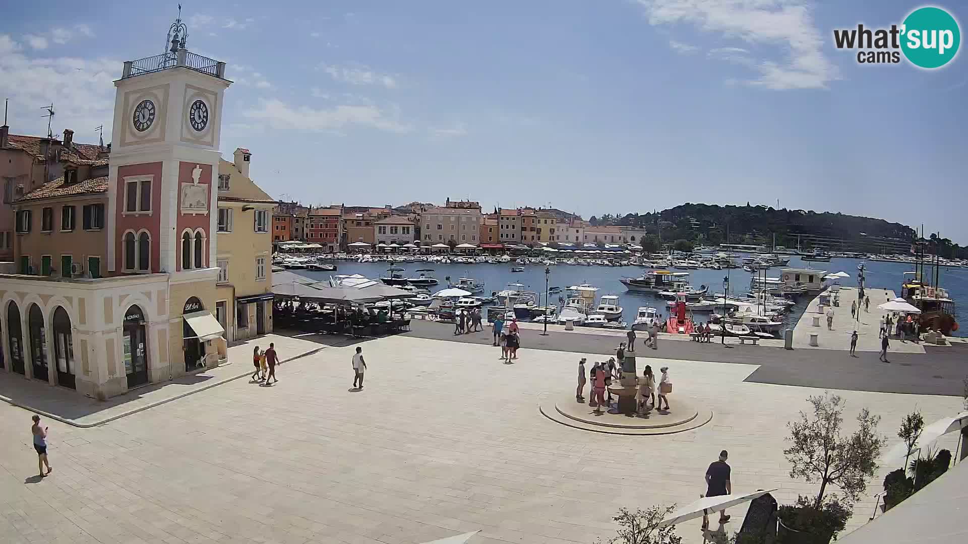 Rovinj spletna kamera trg