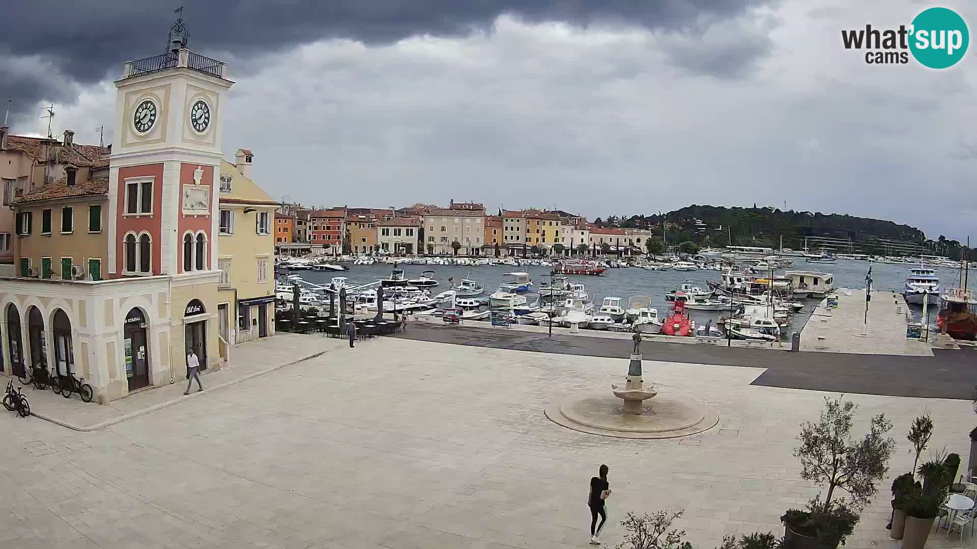 Rovinj spletna kamera trg