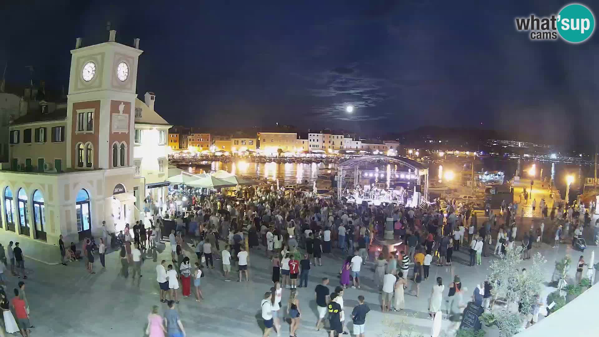 Rovinj spletna kamera trg