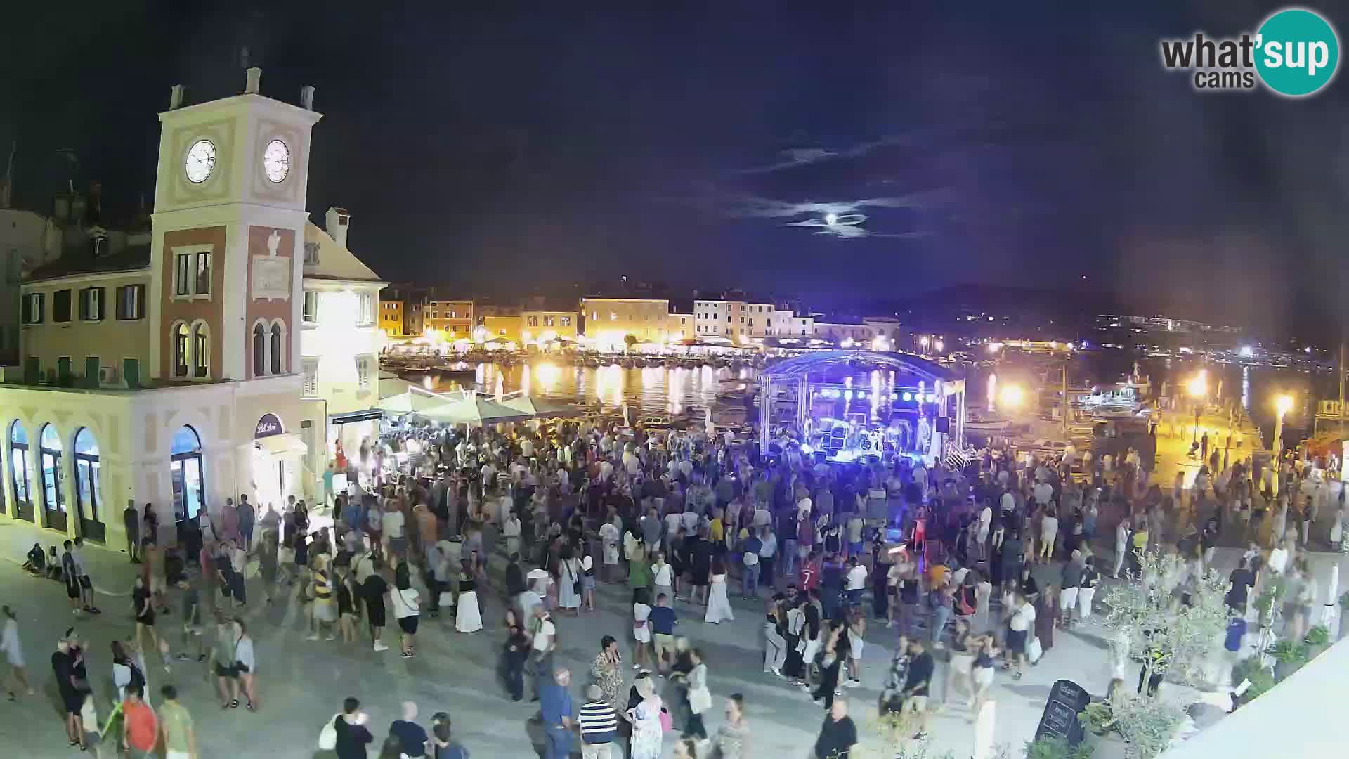 Webcam Rovigno piazza | LIVE cam Piazza centrale Rovigno