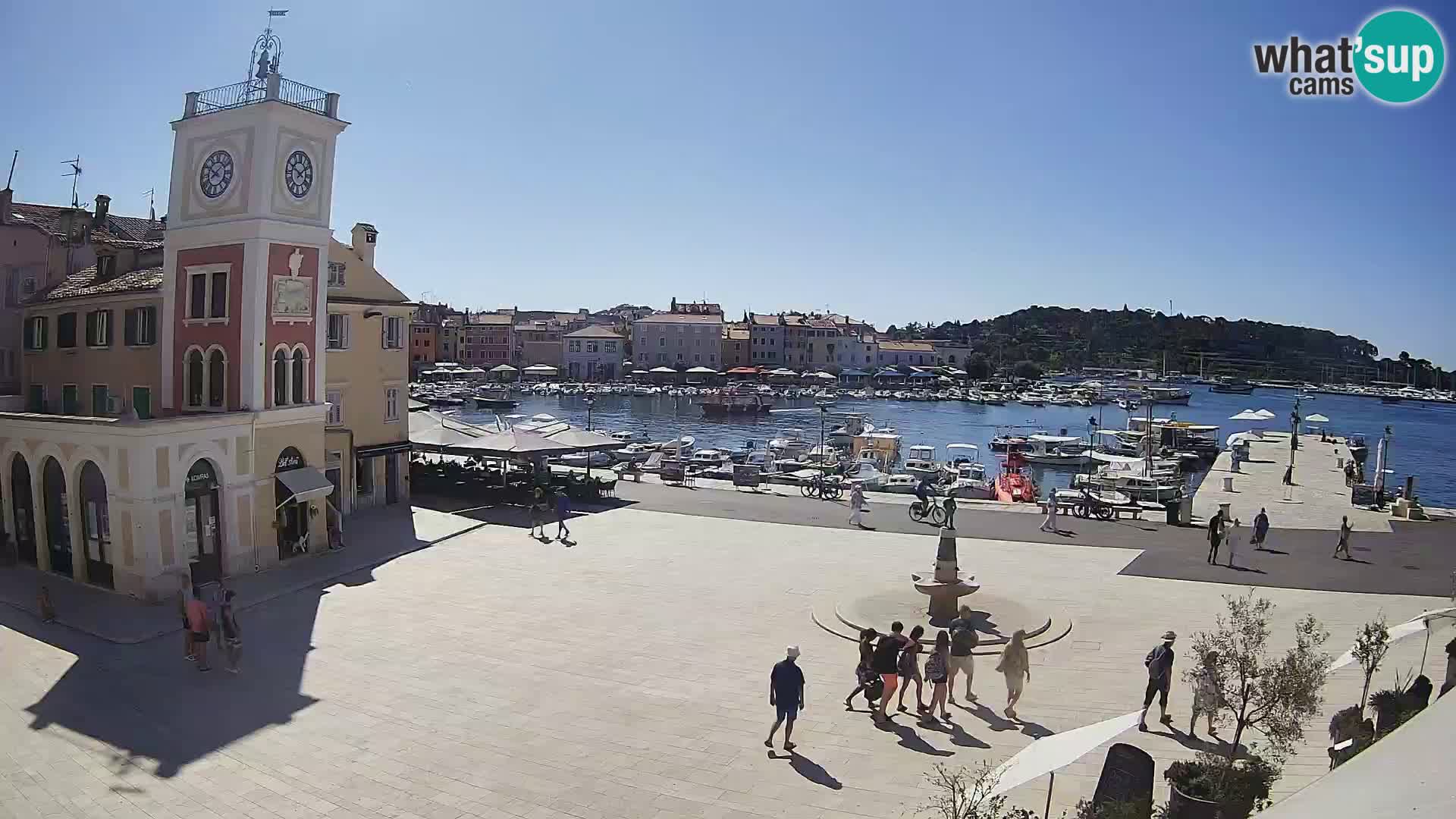 Rovinj spletna kamera trg