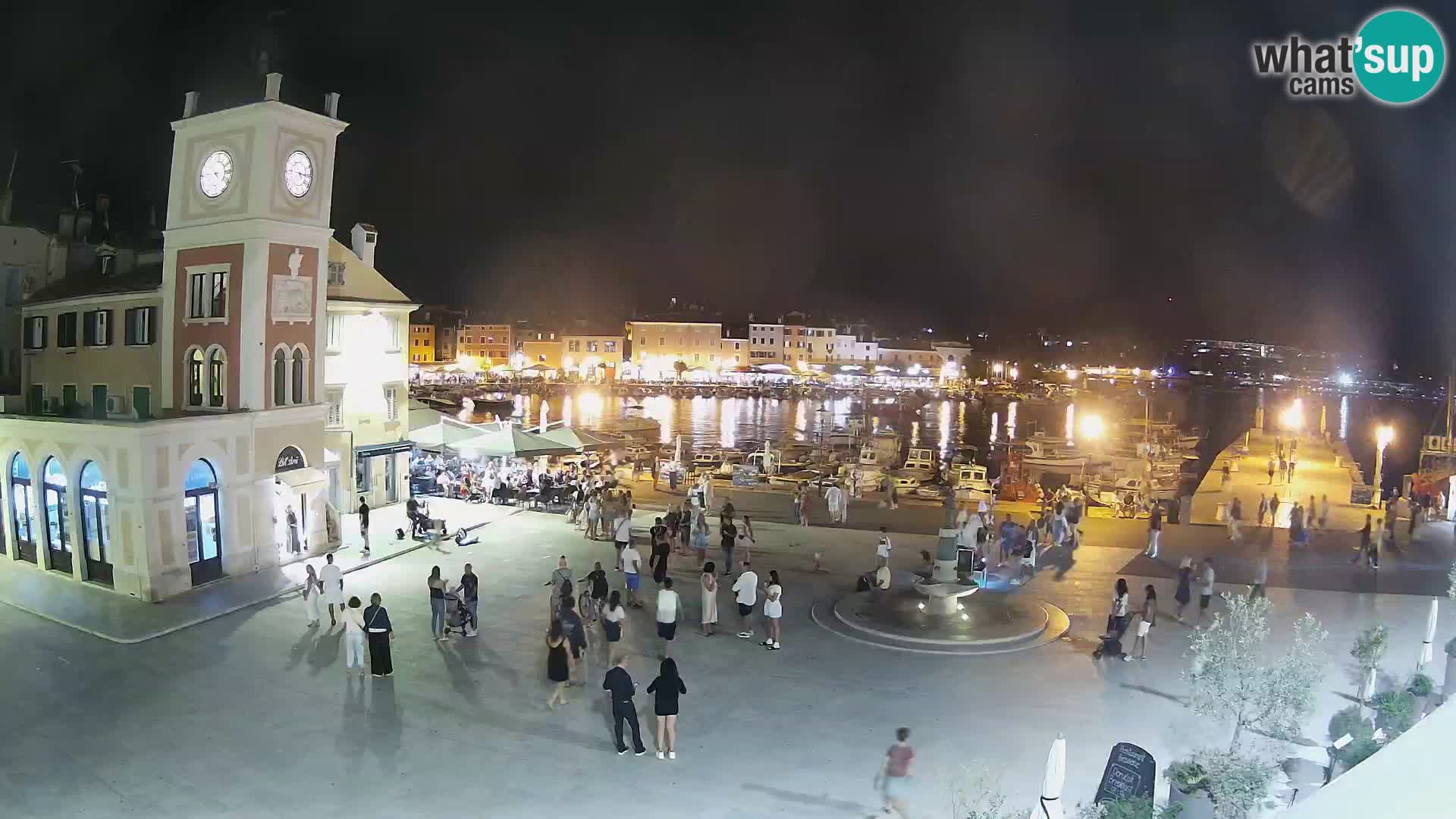 Webcam Rovigno piazza | LIVE cam Piazza centrale Rovigno