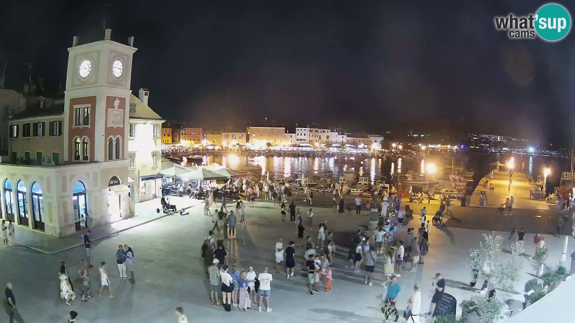 Webcam Rovigno piazza | LIVE cam Piazza centrale Rovigno
