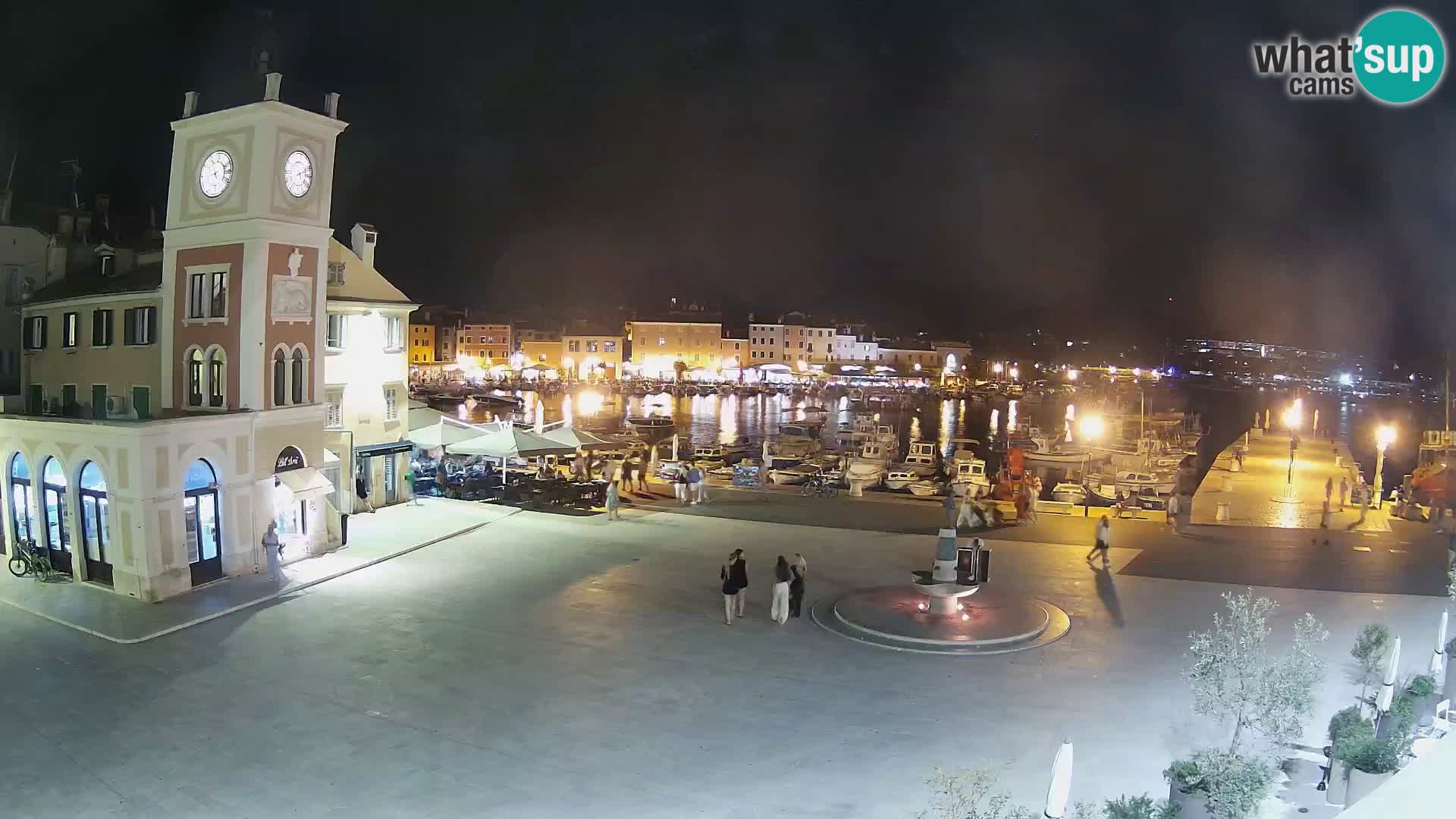 Webcam Rovigno piazza | LIVE cam Piazza centrale Rovigno