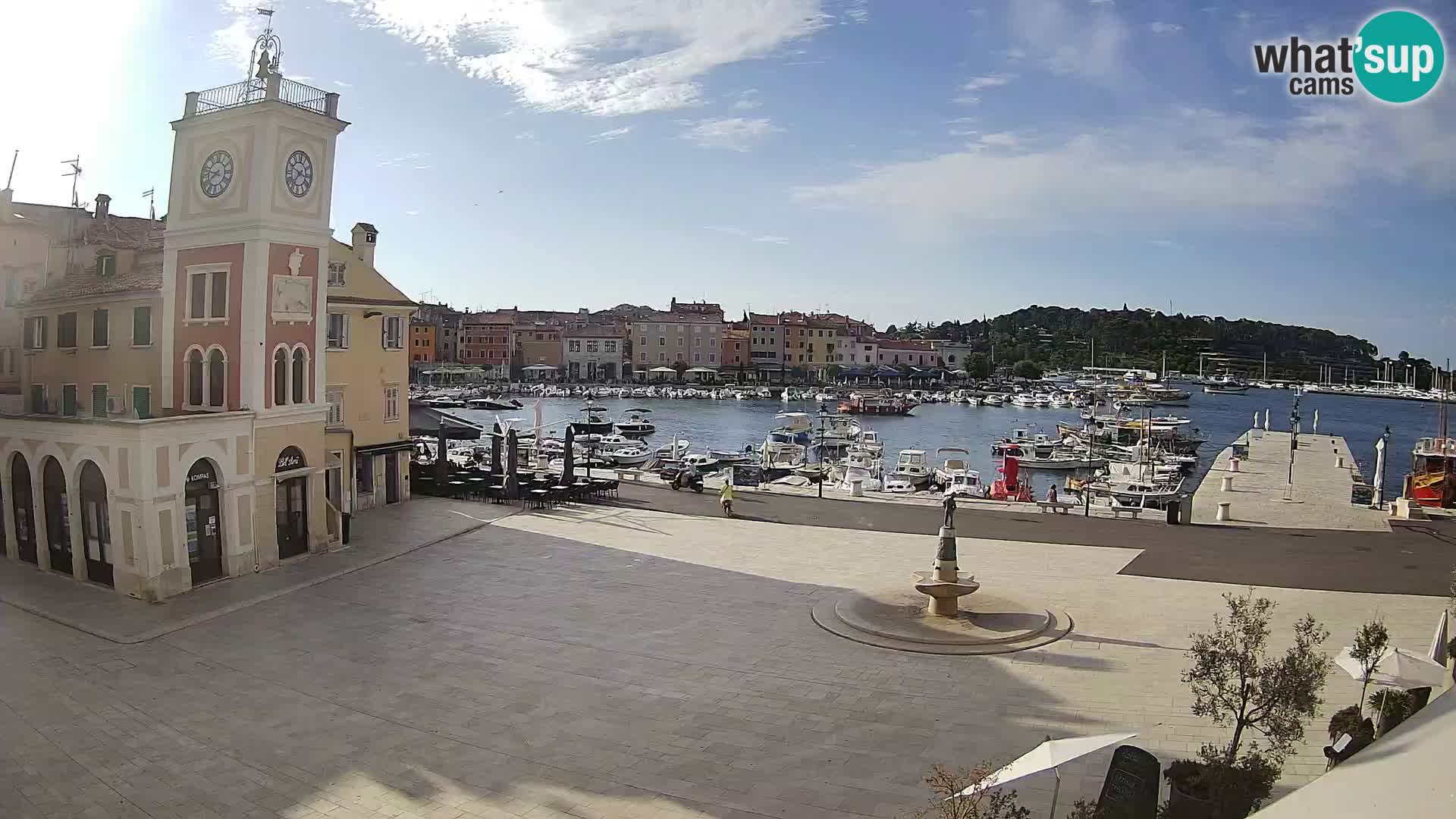 Rovinj spletna kamera trg