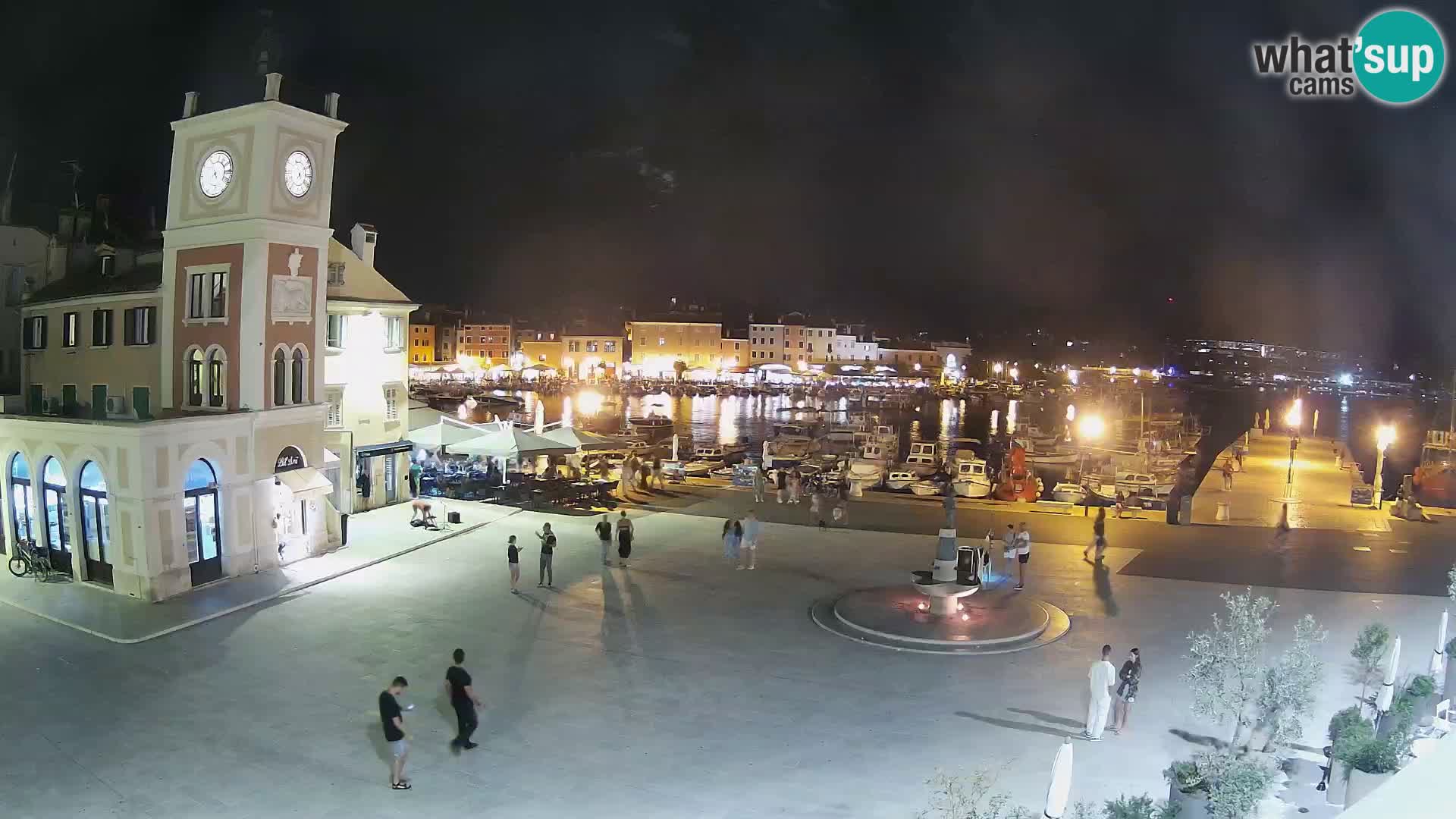 Rovinj spletna kamera trg