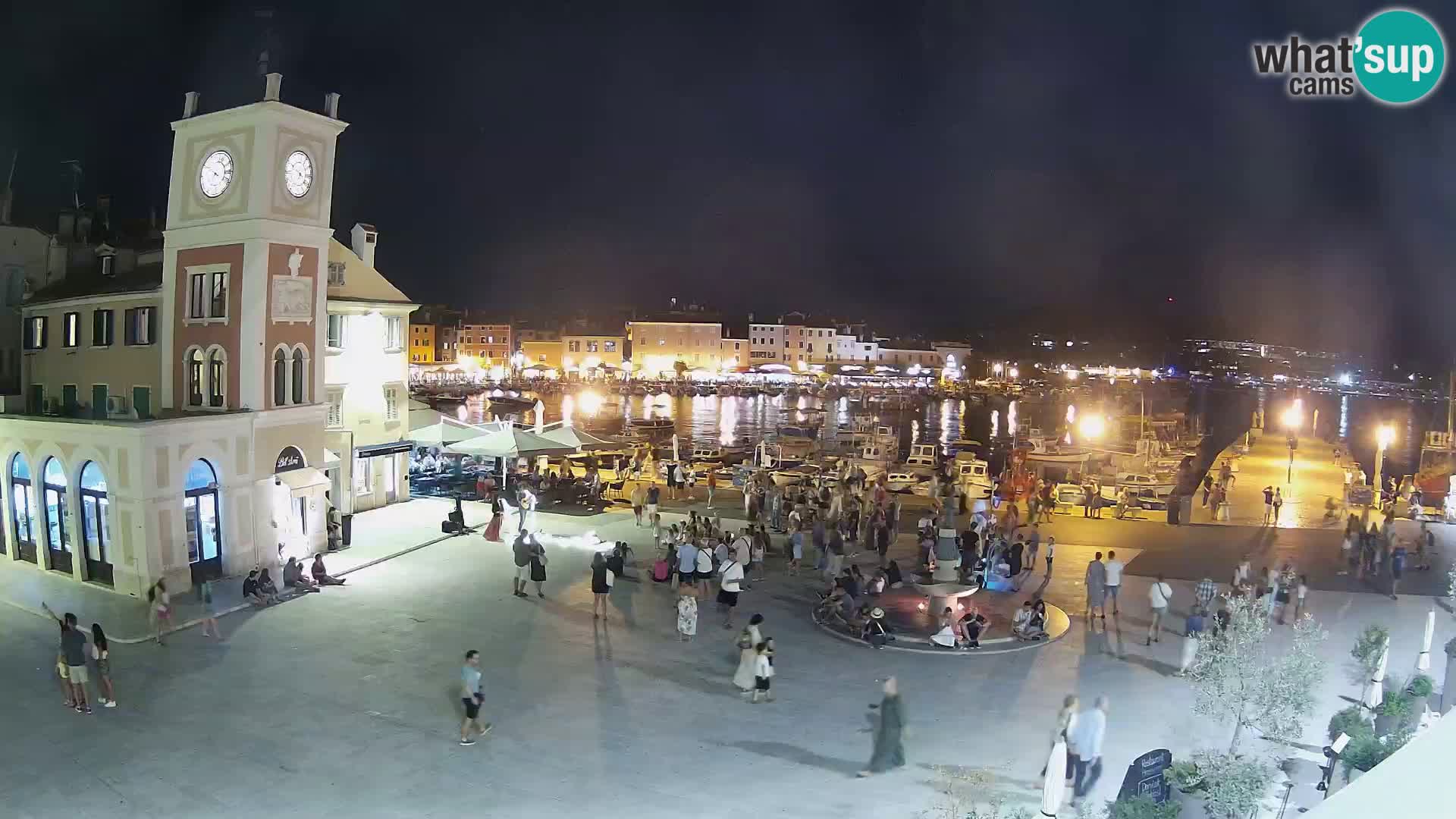 Webcam Rovigno piazza | LIVE cam Piazza centrale Rovigno