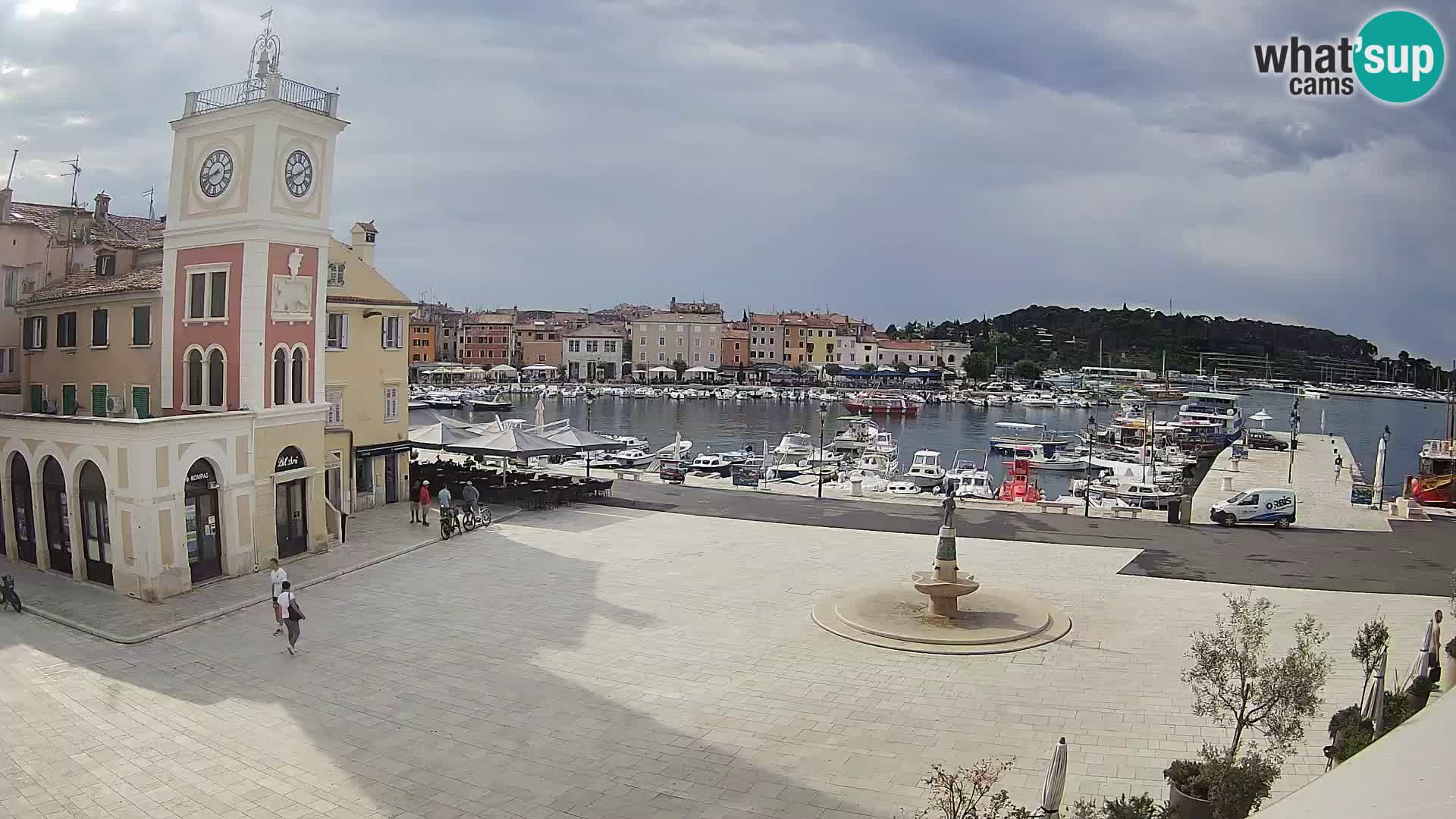 Rovinj spletna kamera trg