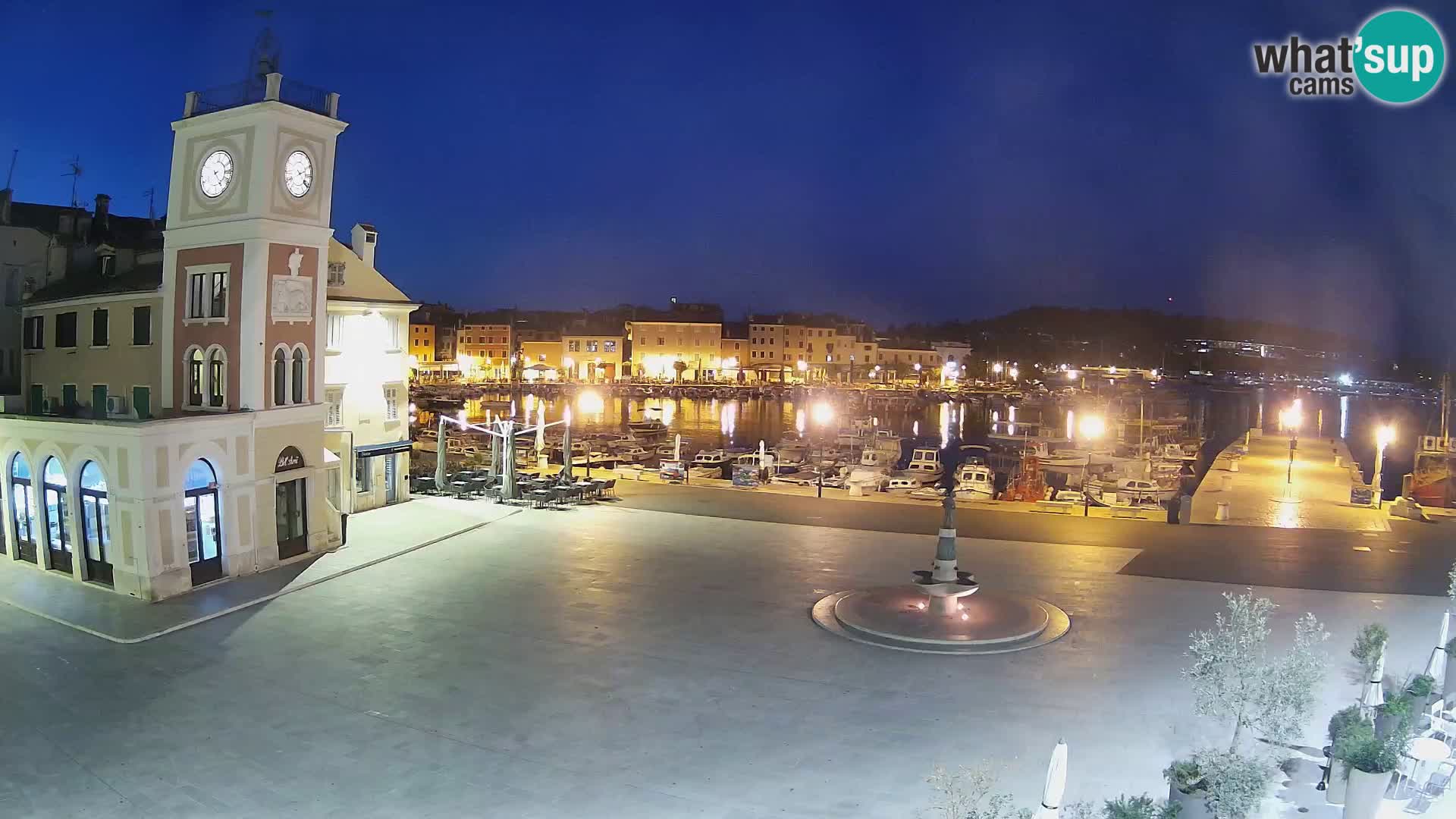 Webcam Rovigno piazza | LIVE cam Piazza centrale Rovigno